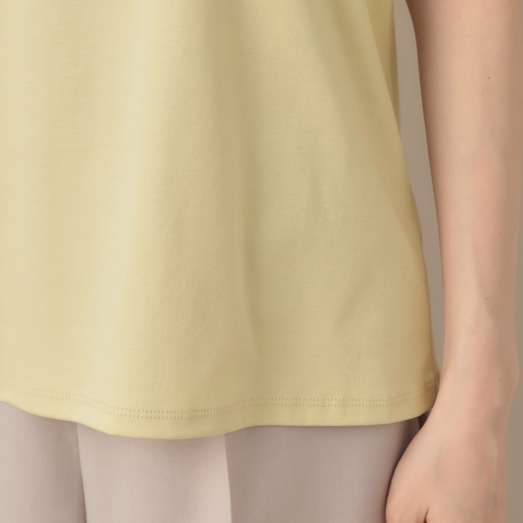 Couture broach「【接触冷感・UV機能あり・マシンウォッシャブル】60シルケット パフュームエンブロTシャツ」|Tシャツ・カットソー|