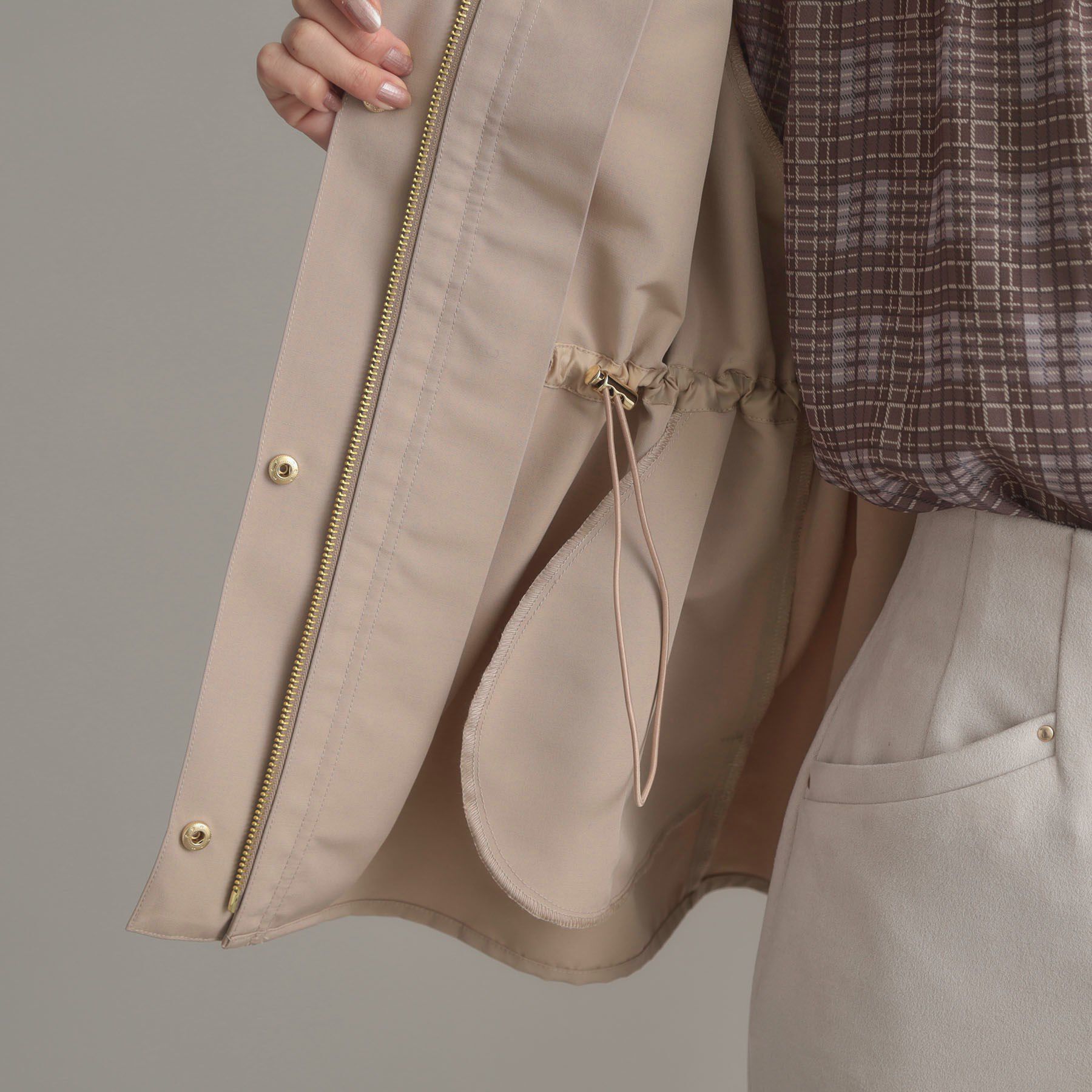 Couture broach「【撥水・ライナー付】愛されマンパ」|ブルゾン・スタジャン|