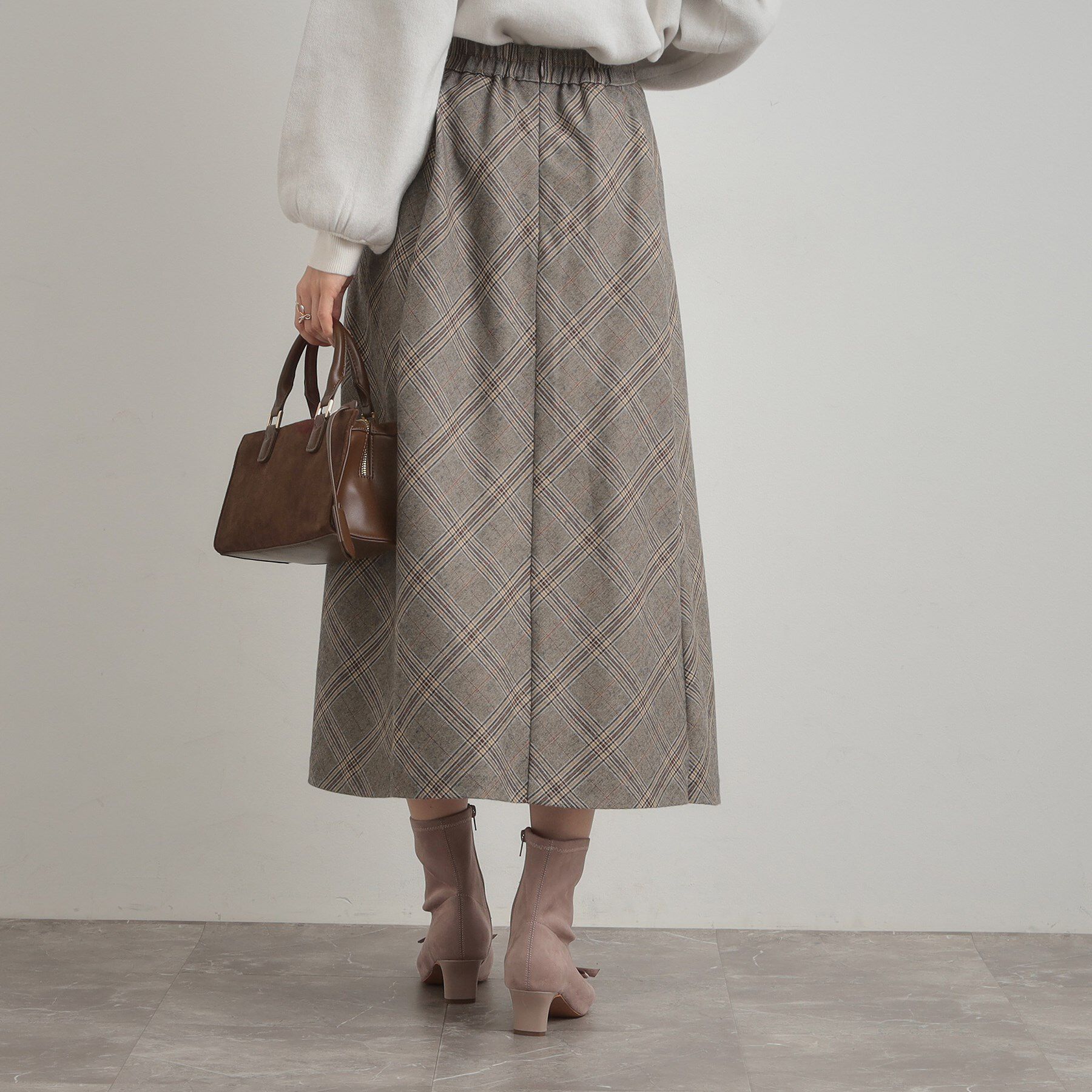 Couture broach「【通勤・大人可愛い】TRチェックスカート」|スカート|