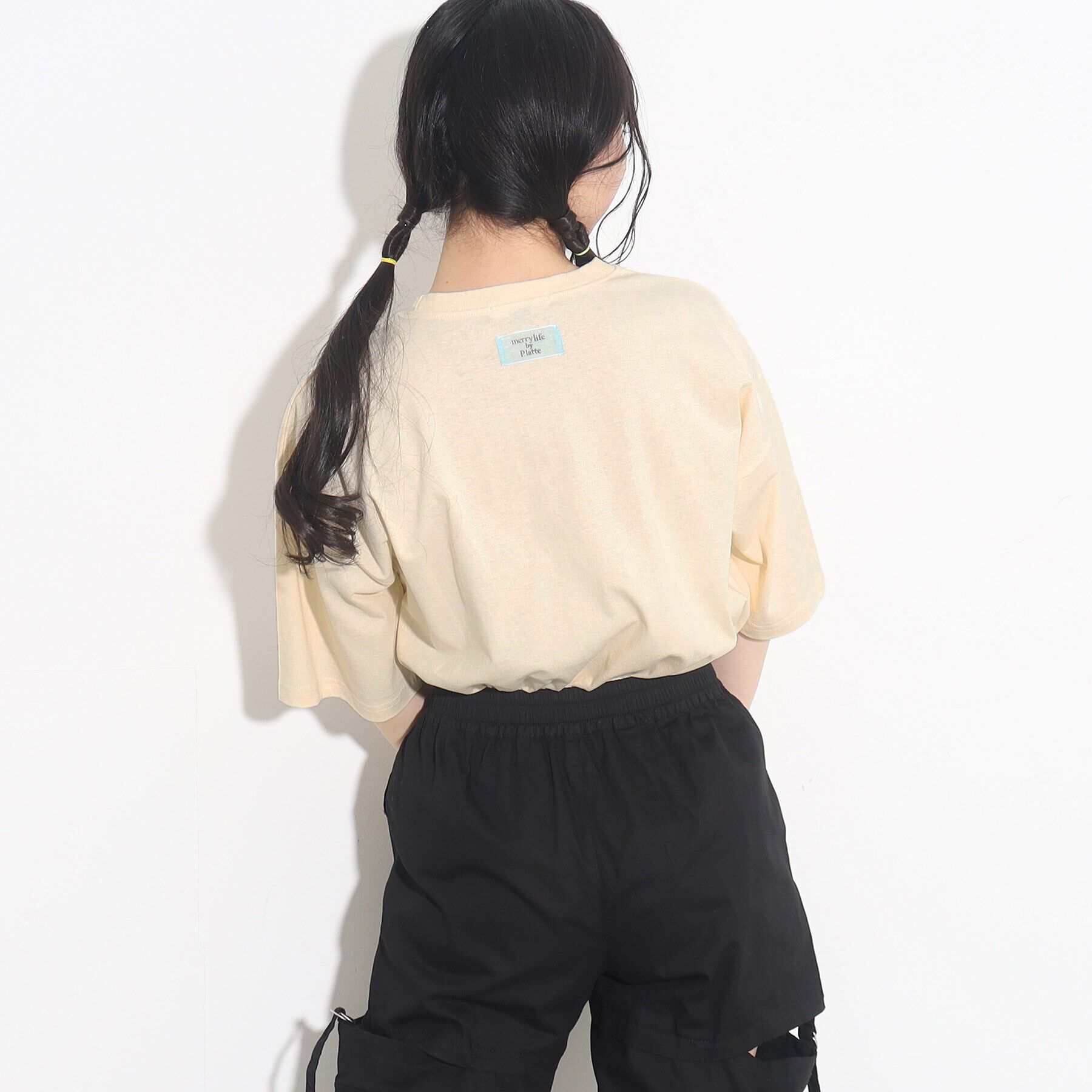 PINK-latte「【綿100%】チュニックTワンピ」|Tシャツ・カットソー|