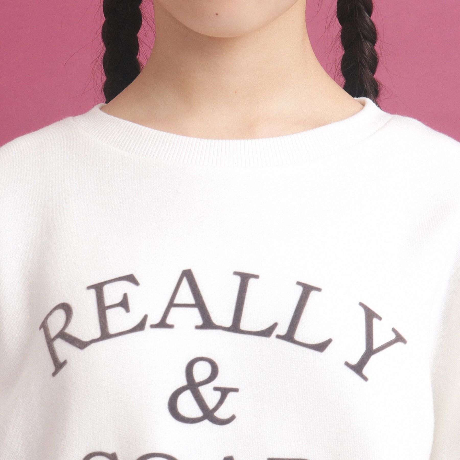 PINK-latte「袖ギャザー裏起毛」|その他|