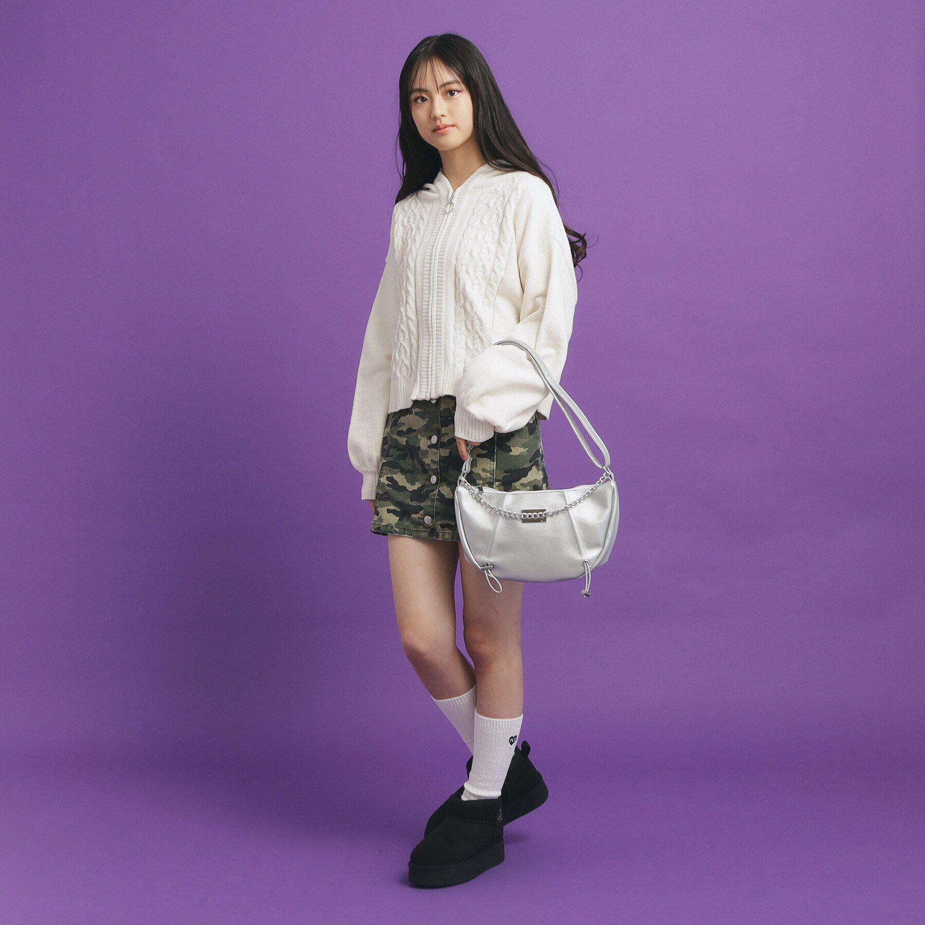 PINK-latte「プレートドロストショルダー」|ショルダー・メッセンジャー|