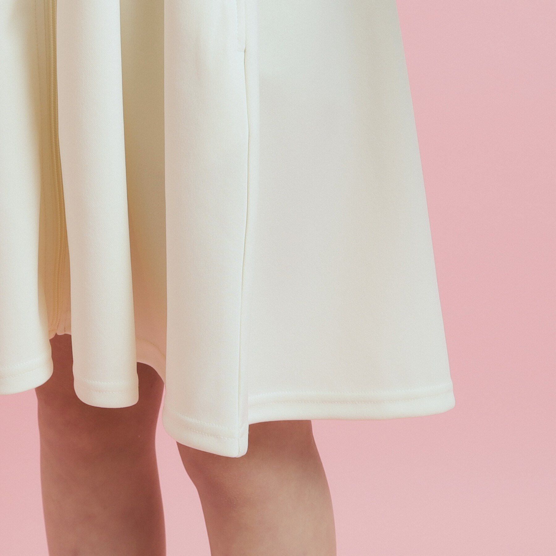 PINK-latte「ドローコード付きジャージワンピース」|ワンピース|