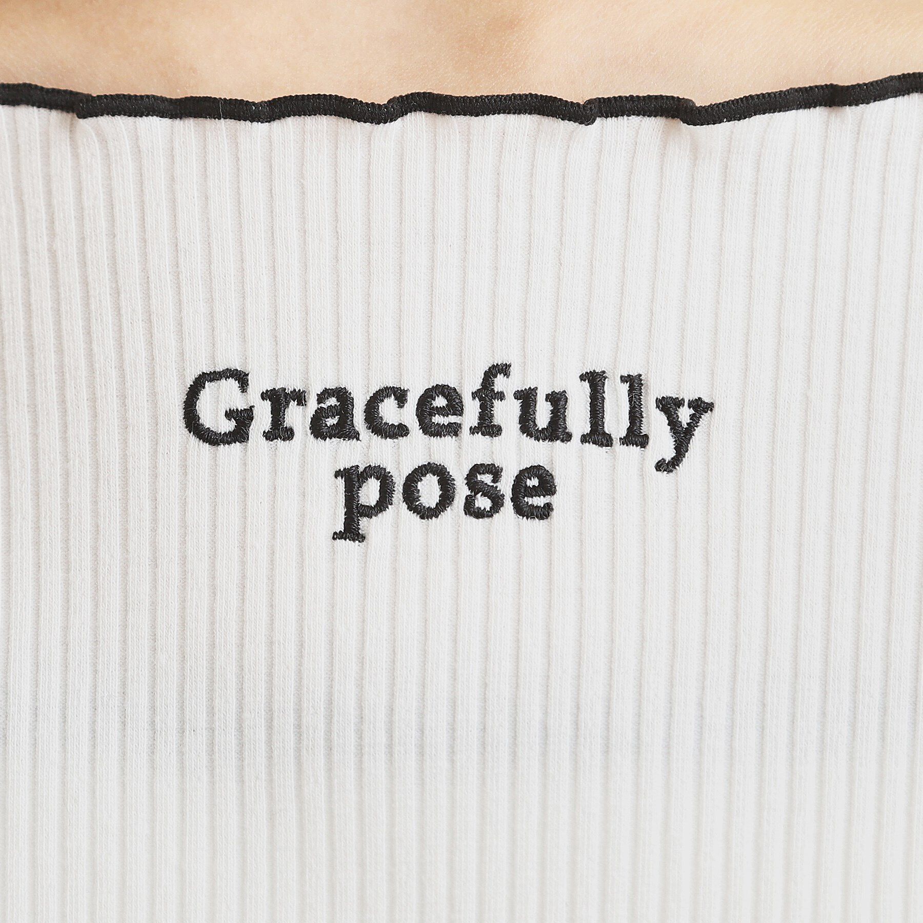 PINK-latte「【セットアイテム】オフショルテレコTシャツ＋テレコキャミ」|その他|