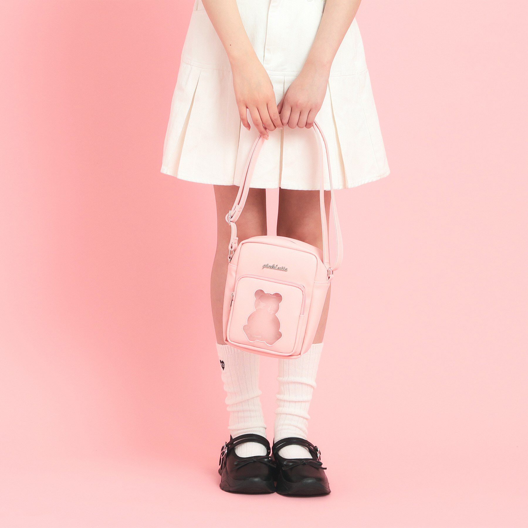 PINK-latte「くまちゃんショルダーバッグ」|ショルダー・メッセンジャー|