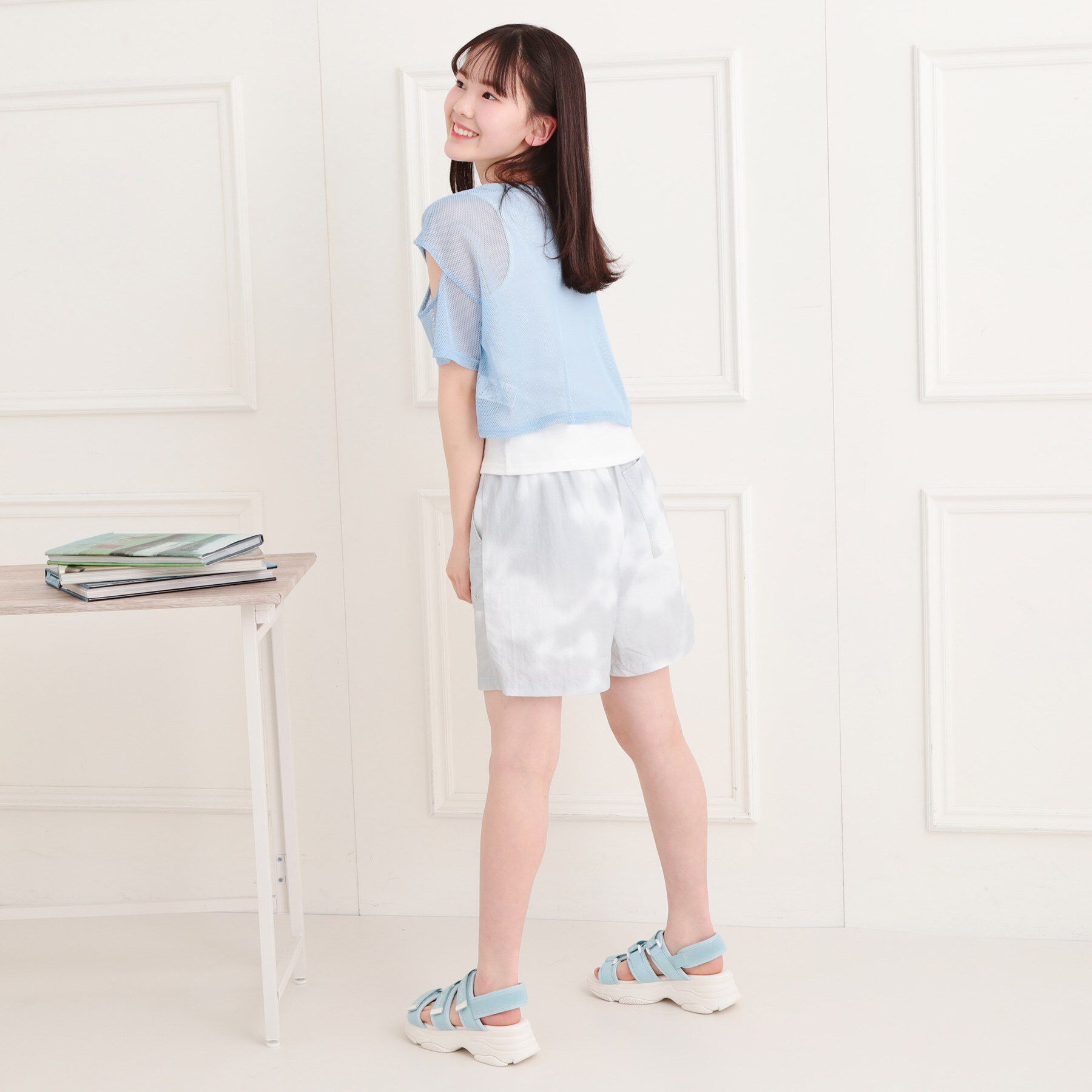 PINK-latte「メッシュTシャツ＋タンクセット」|その他|