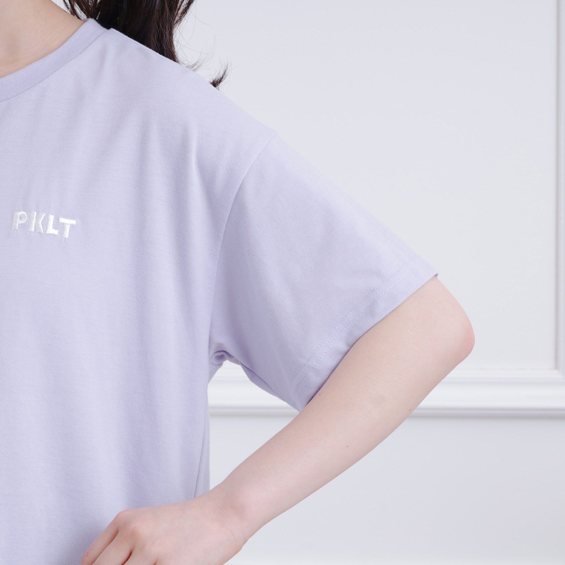 PINK-latte「バックハートロゴTシャツ」|Tシャツ・カットソー|