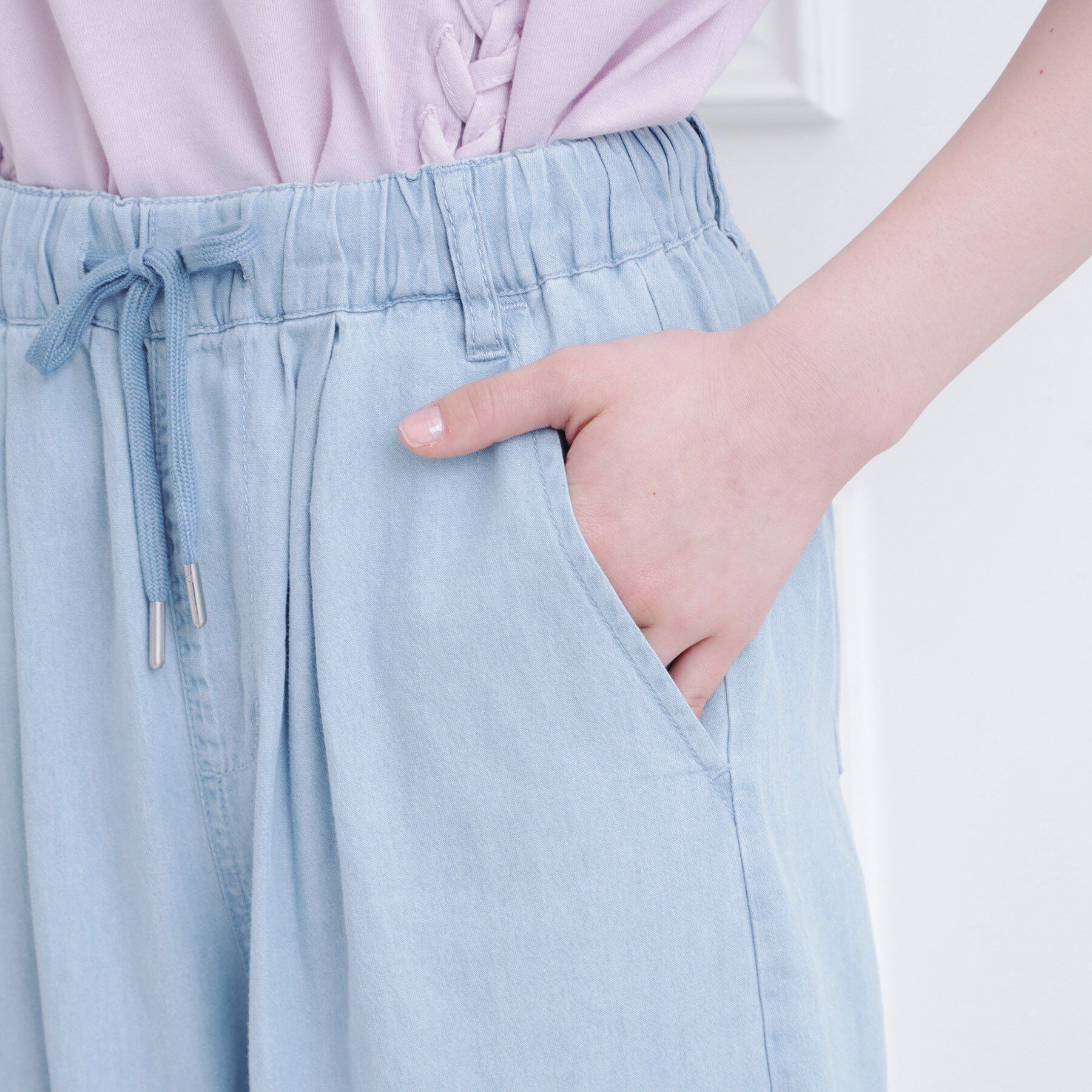 PINK-latte「冷感さらっとイージーロングパンツ」|その他|