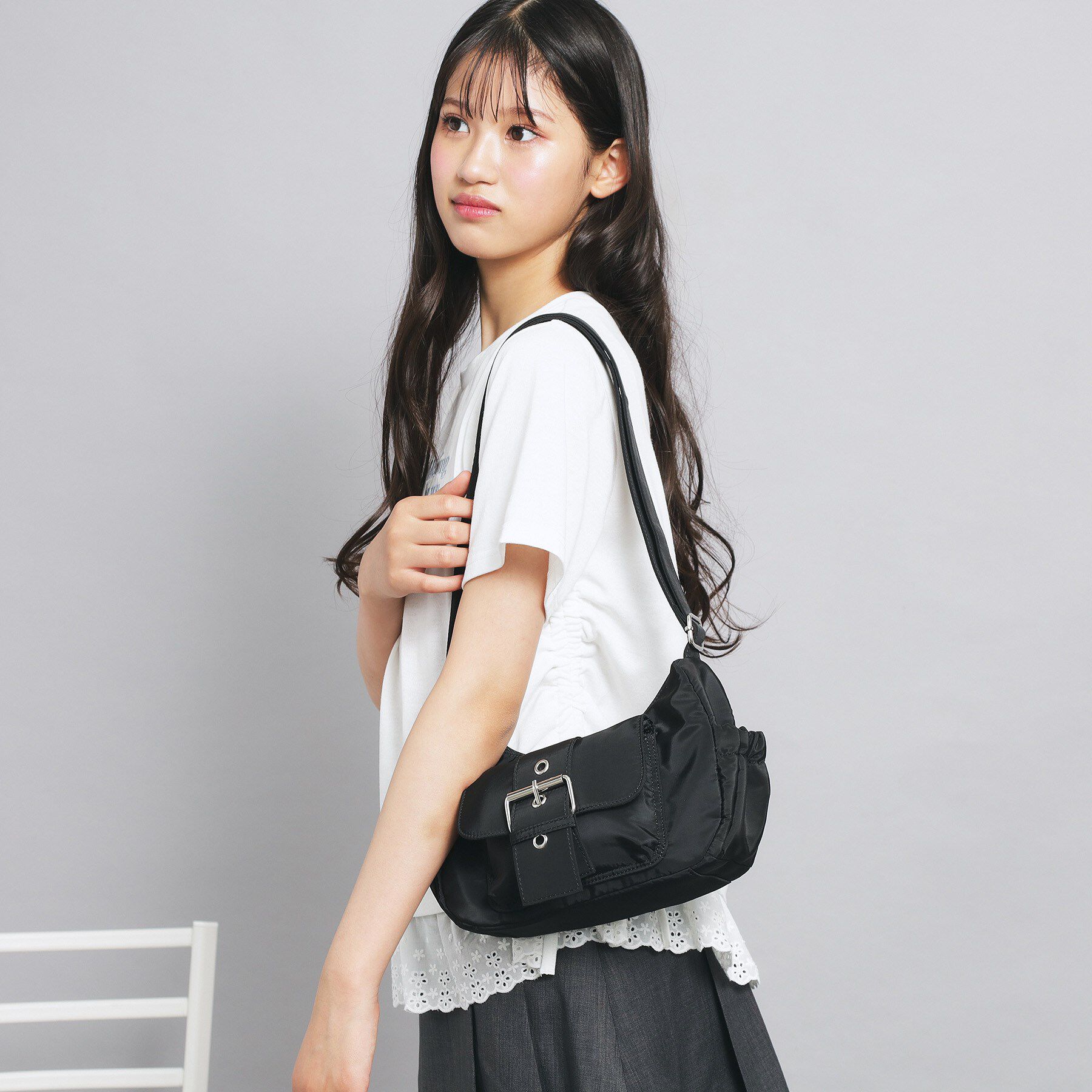 PINK-latte「ハトメショルダー」|ショルダー・メッセンジャー|