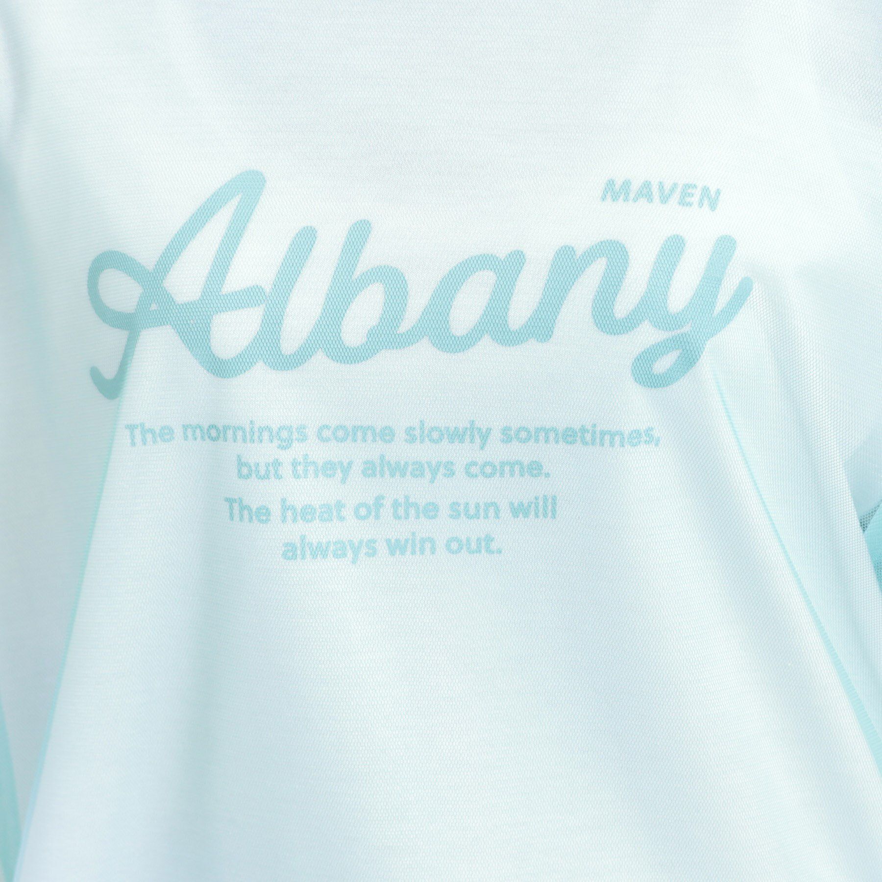 PINK-latte「チュールドッキングビッグTシャツ」|Tシャツ・カットソー|