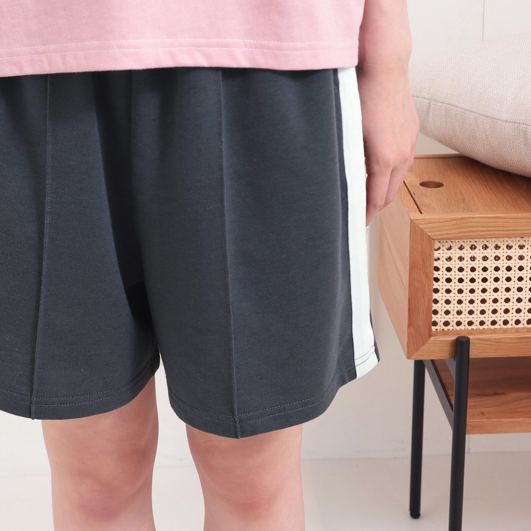 PINK-latte「【セットアップアイテム】半袖パーカ＋ハーフパンツセット」|その他|