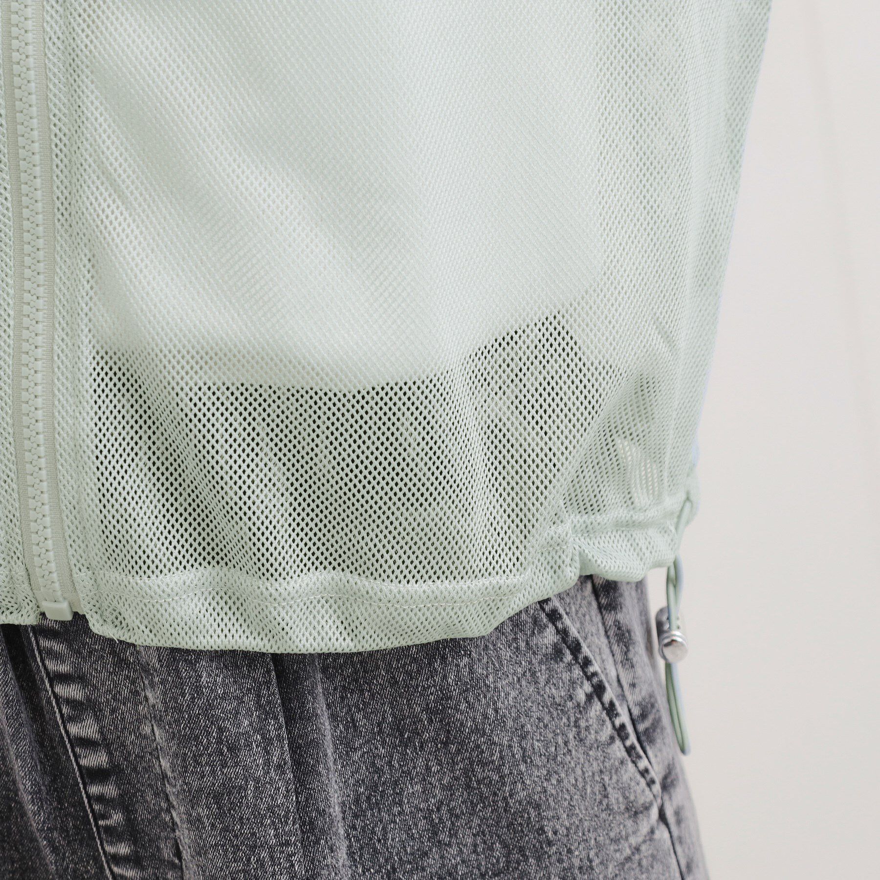 PINK-latte「メッシュラインジップパーカ」|パーカー|