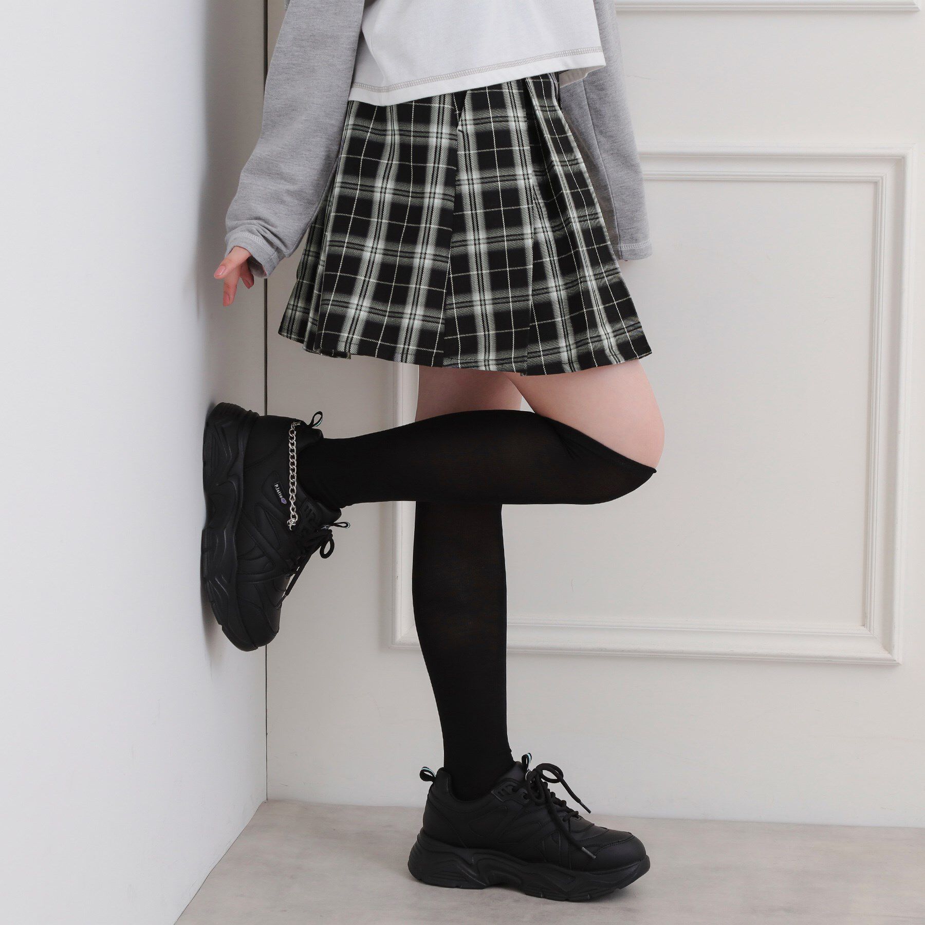 PINK-latte「インパン付プリーツスカート」|スカート|