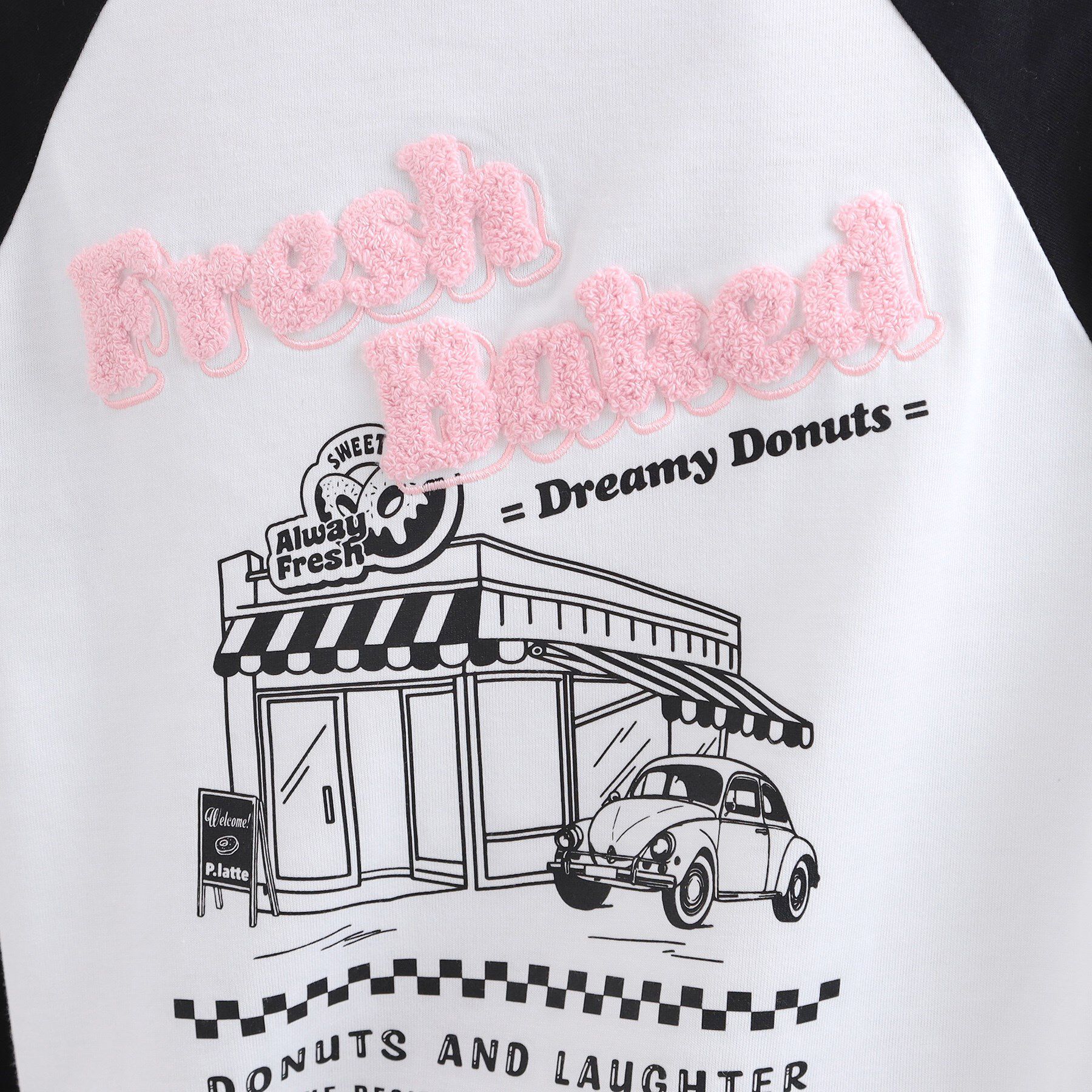 PINK-latte「ラグランサガラチュニックロンT」|Tシャツ・カットソー|