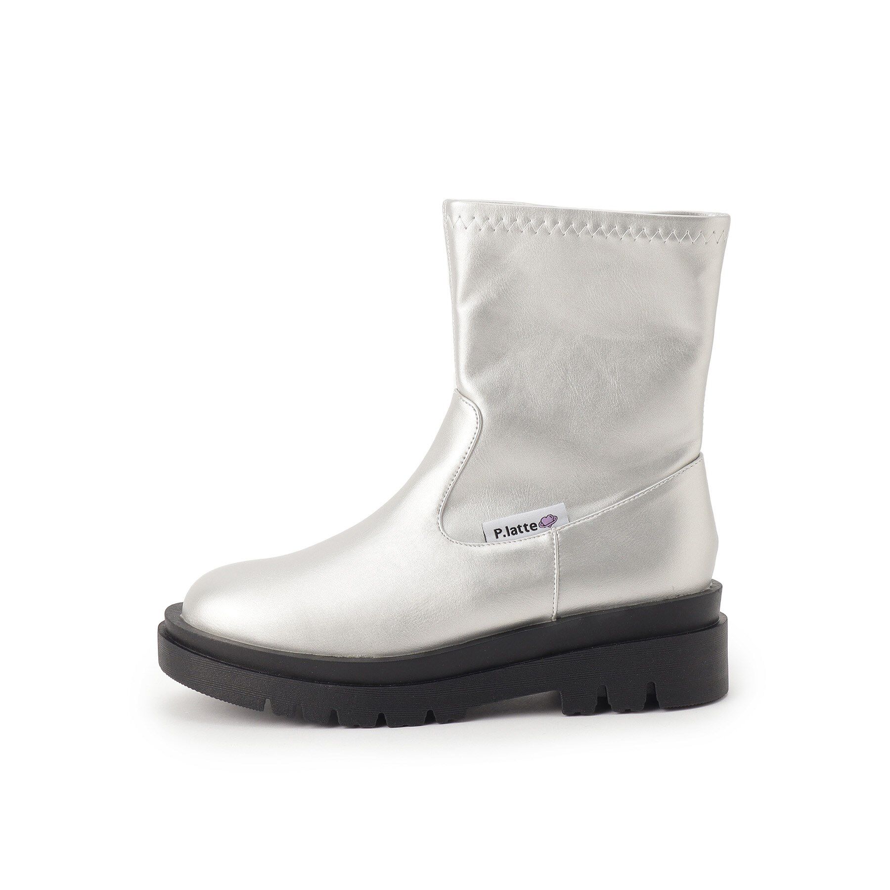 PINK-latte「サイドジップブーツ」|ショートブーツ|