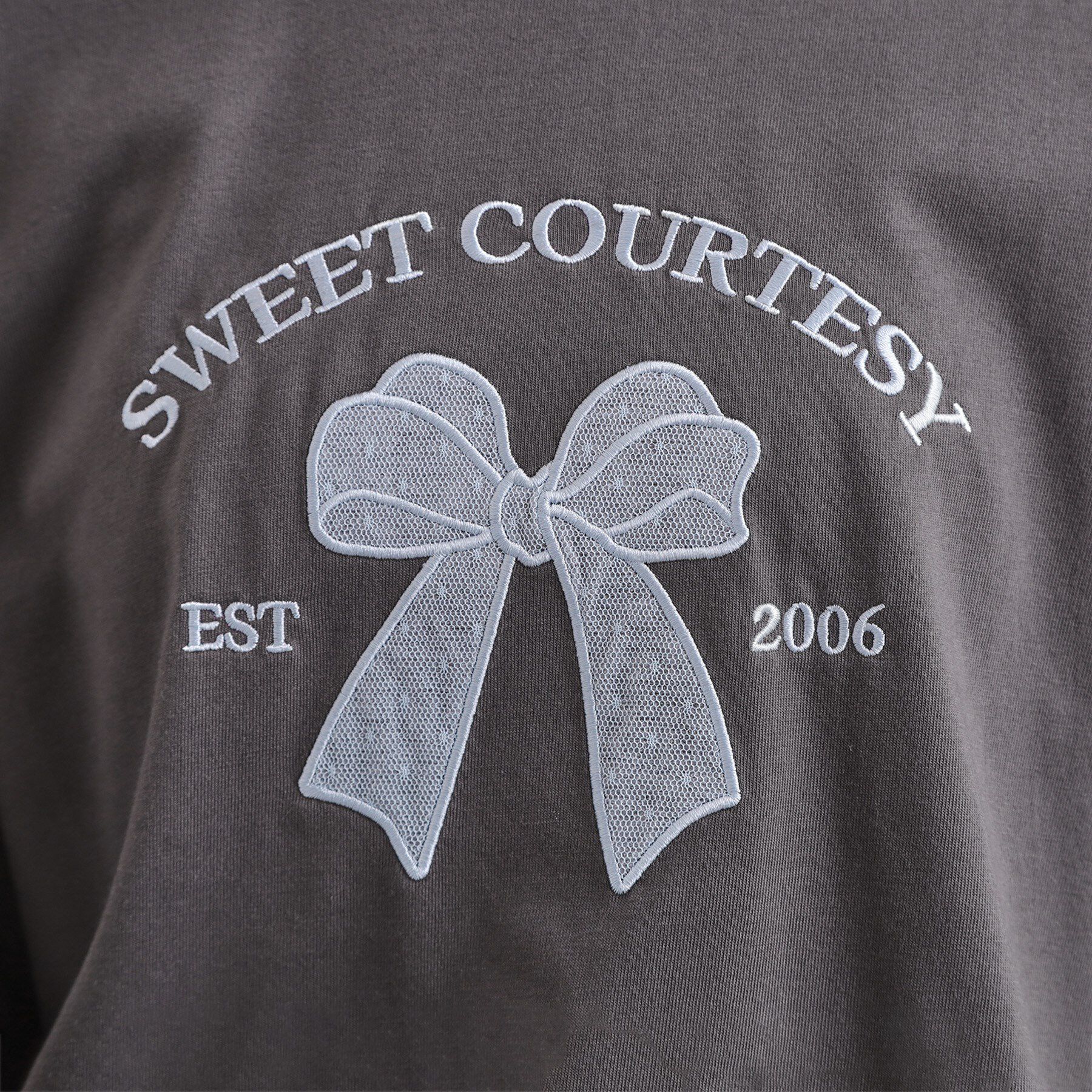 PINK-latte「裾ドロストチュールプルオーバー」|Tシャツ・カットソー|