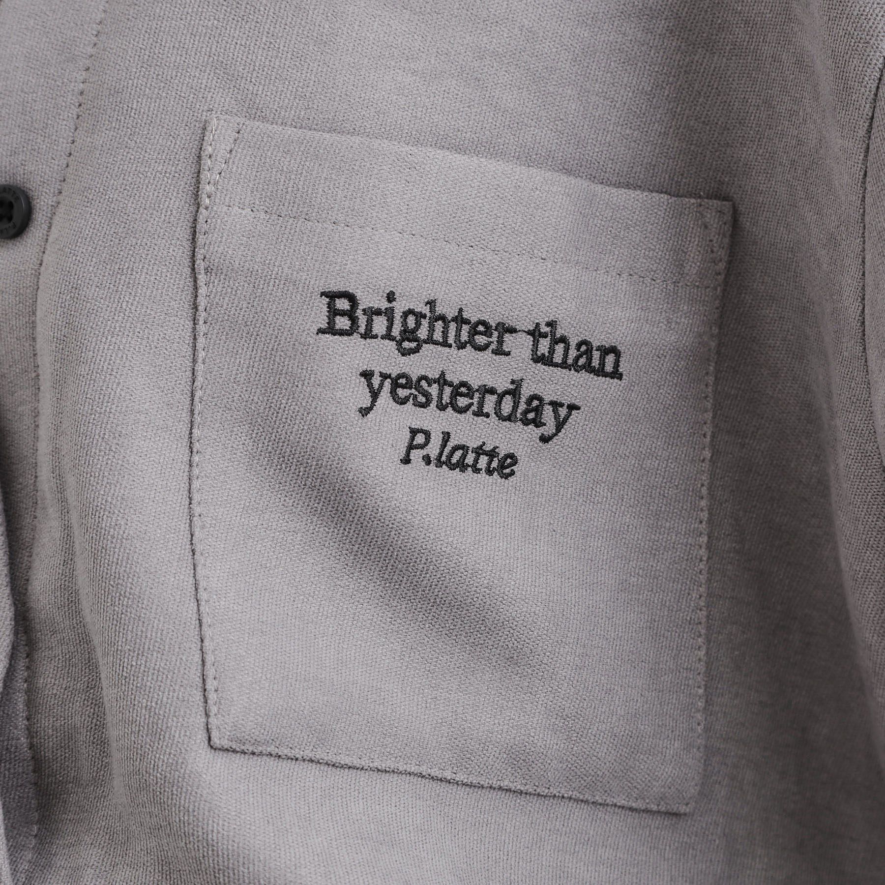 PINK-latte「シャツドッキング長袖プルオーバー」|Tシャツ・カットソー|