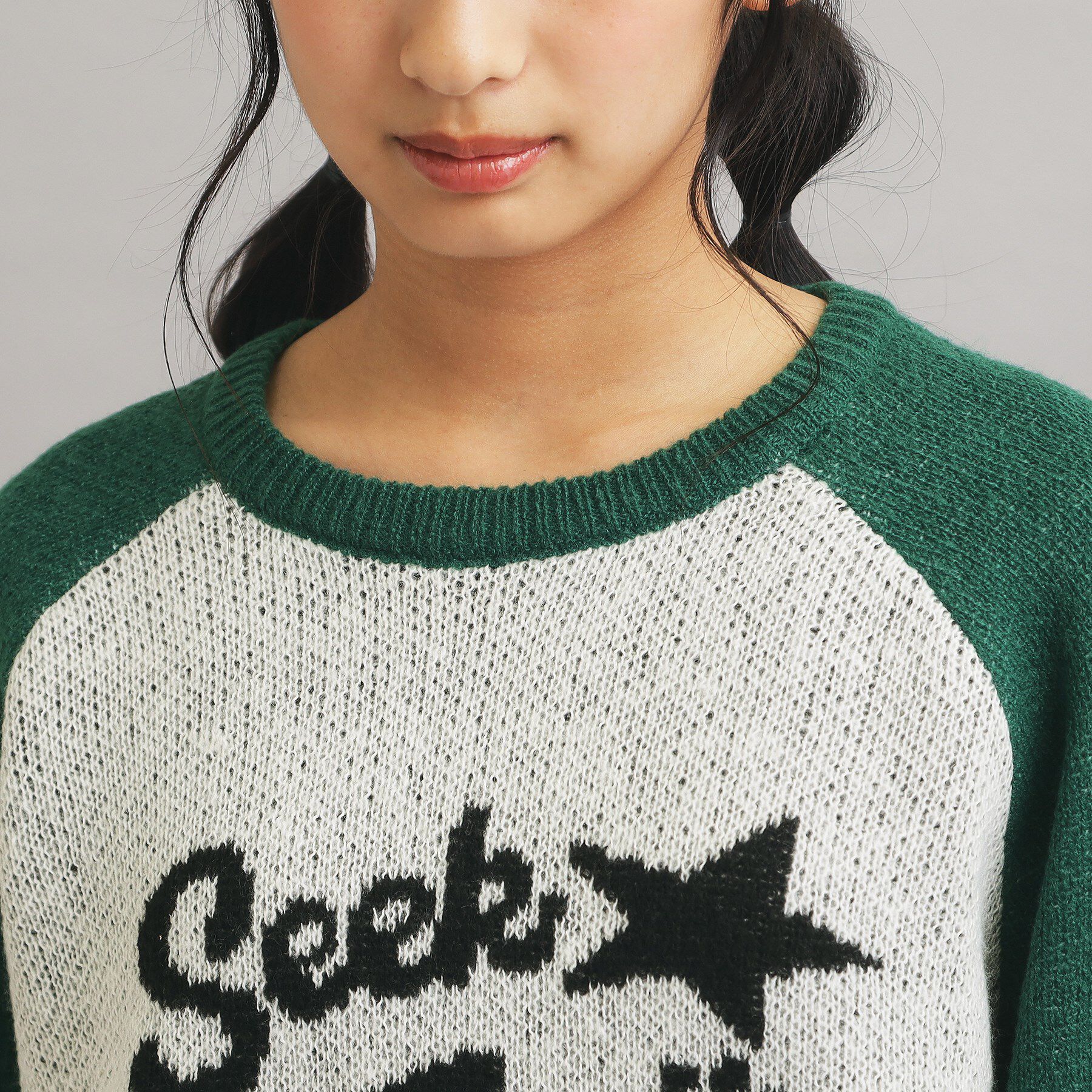 PINK-latte「アソートジャカードプルオーバー」|ニット・セーター|