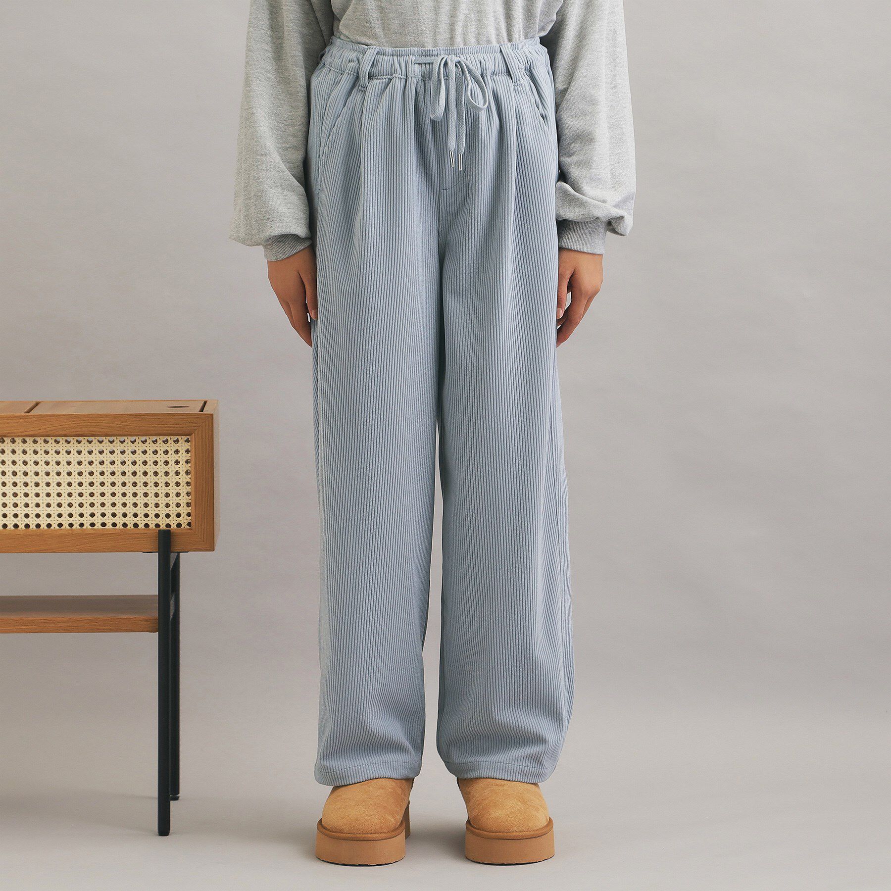 PINK-latte「コーデュロイイージーロングパンツ」|その他|