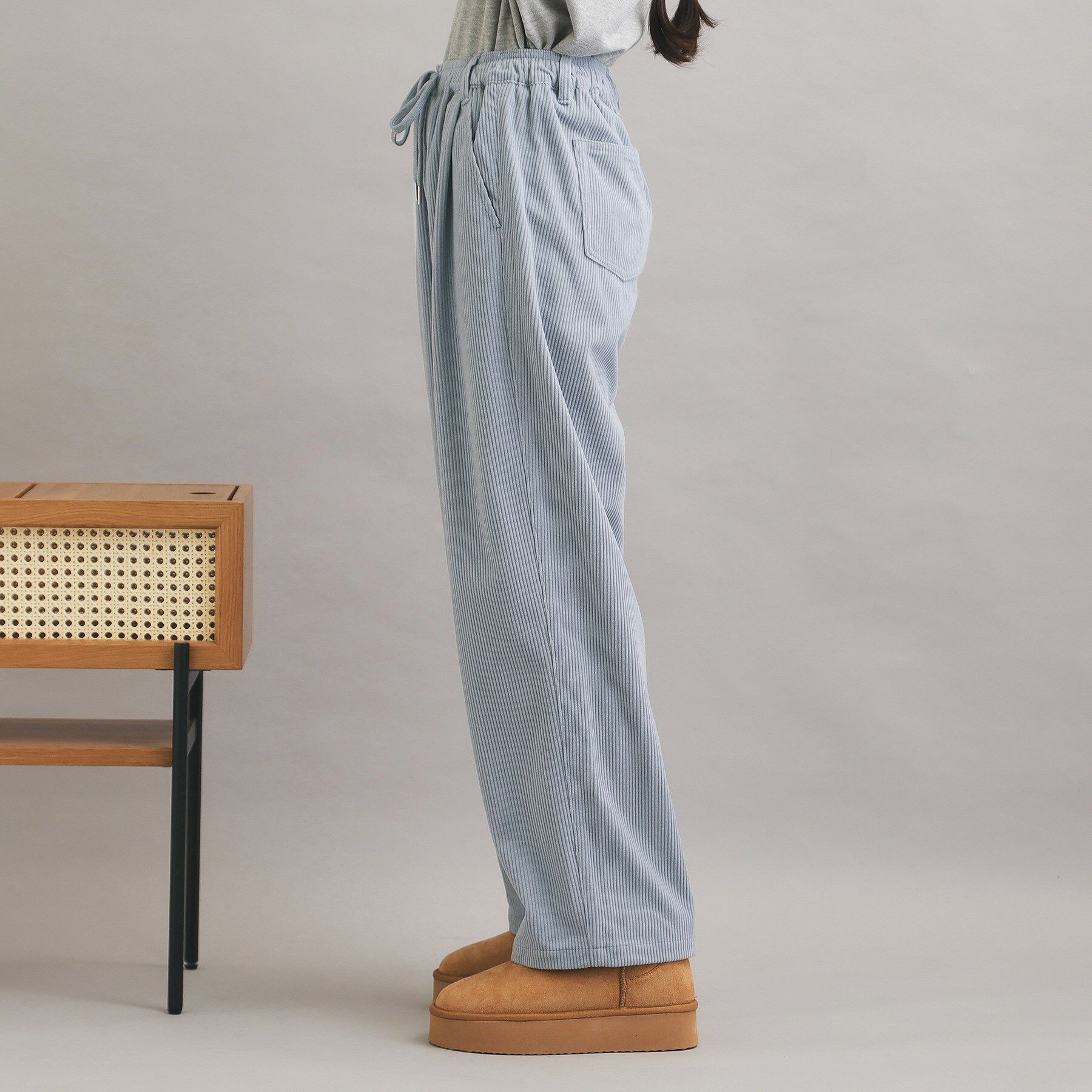 PINK-latte「コーデュロイイージーロングパンツ」|その他|