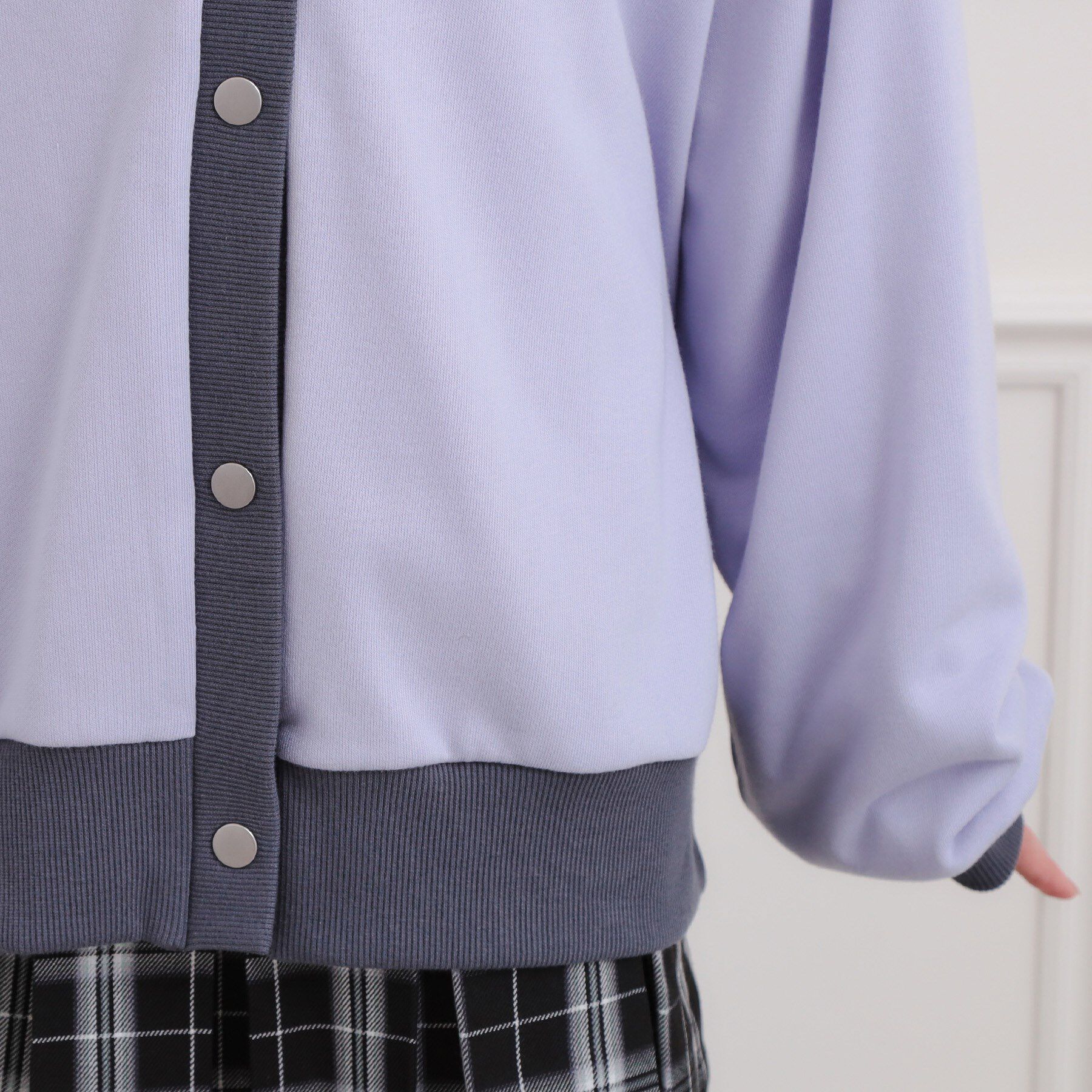 PINK-latte「クマちゃん裏毛カーディガン」|カーディガン|