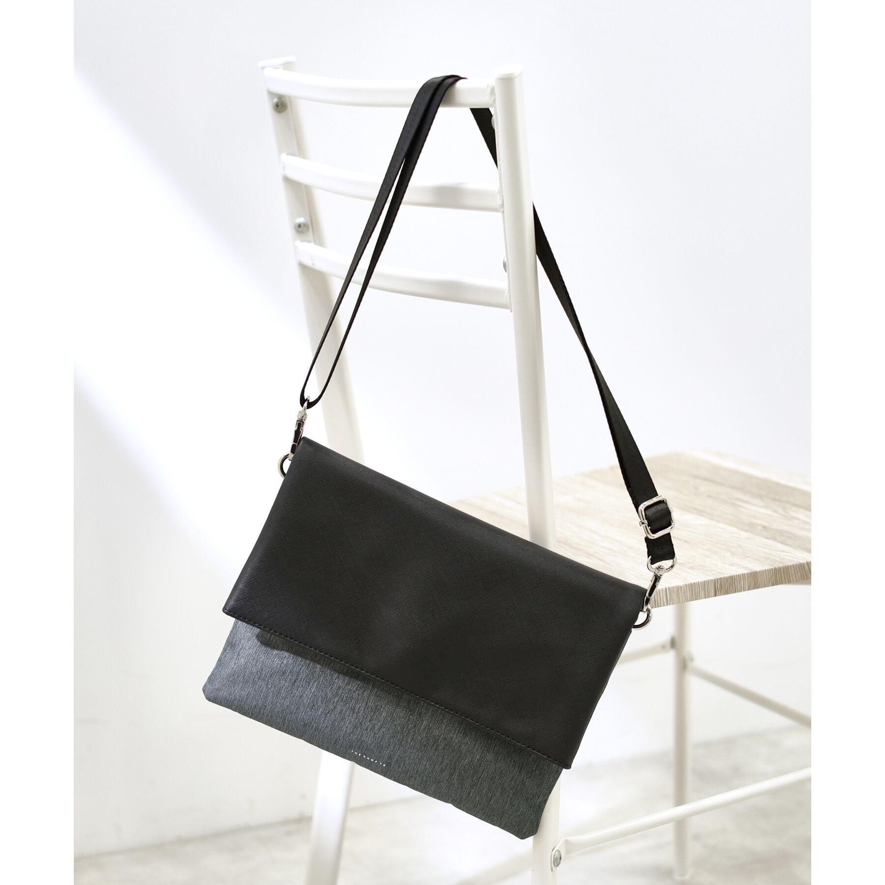 THE SHOP TK「2WAYクラッチバッグ【冠婚葬祭/ビジネス/セレモニー/パーティー】」|ショルダー・メッセンジャー|グレー(912)
