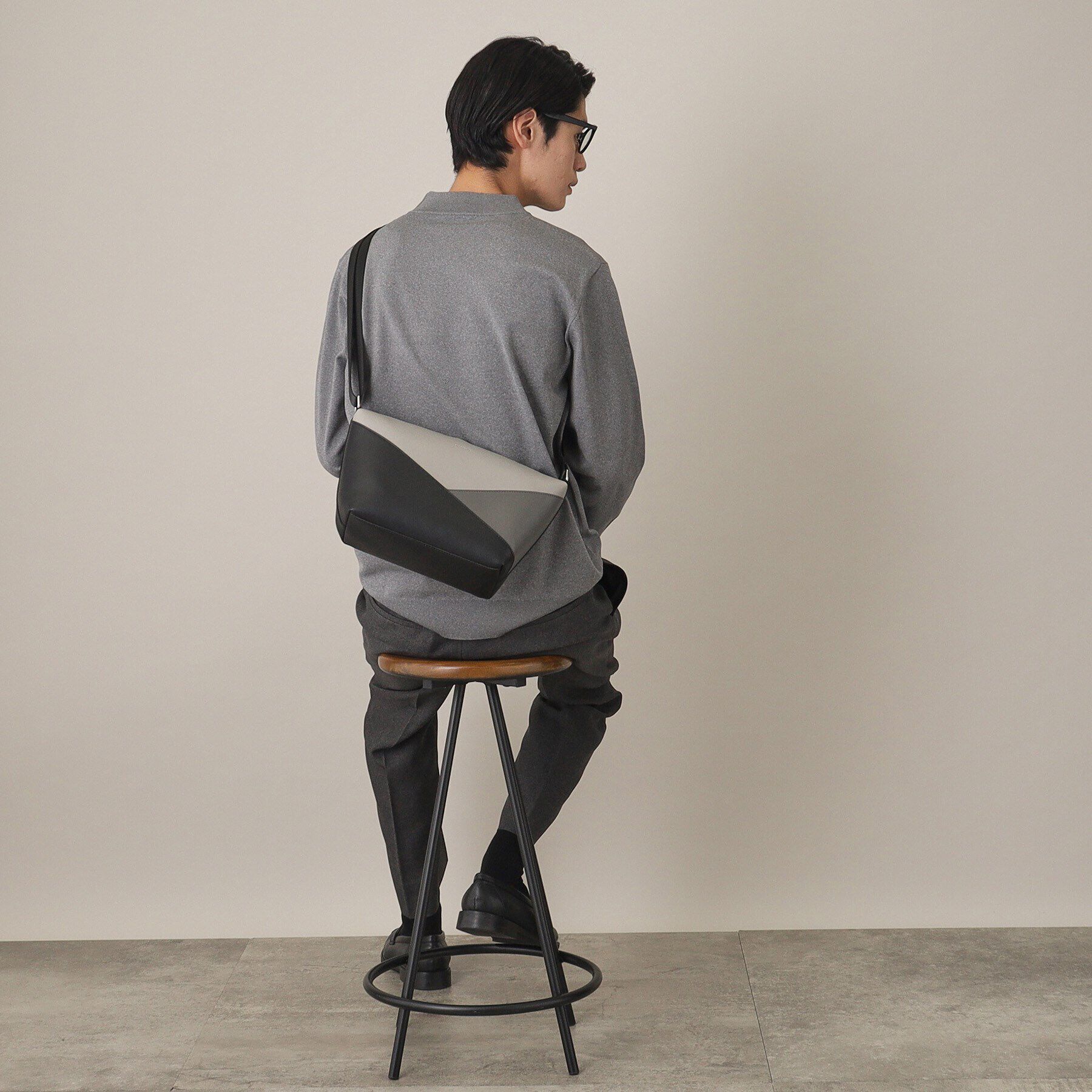 THE SHOP TK「パネルラインショルダーバッグ」|ショルダー・メッセンジャー|