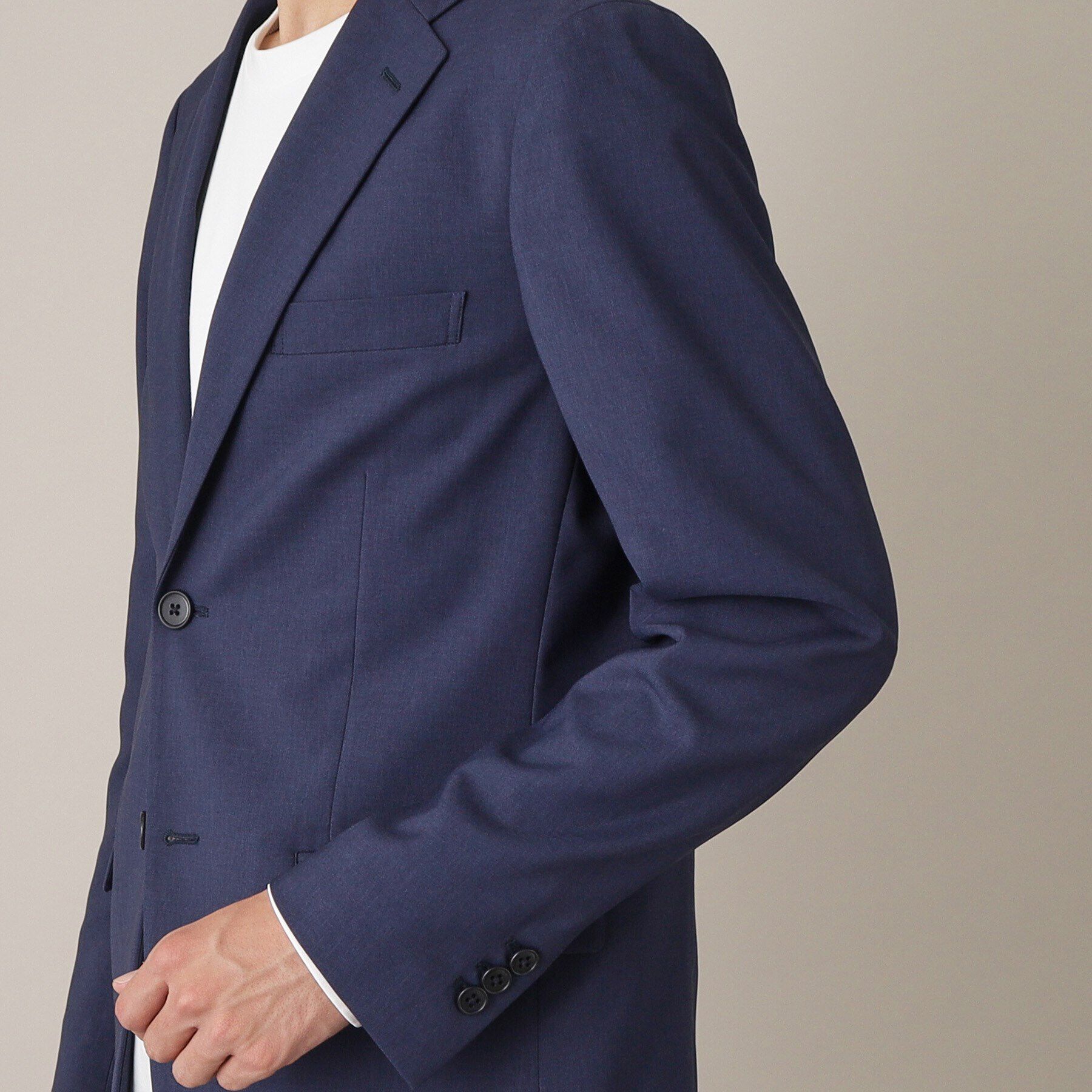 THE SHOP TK「AVANTドライツイルジャケット【セットアップ可/ビジネス対応/洗える/ストレッチ素材/シワになりに」|テーラードジャケット|