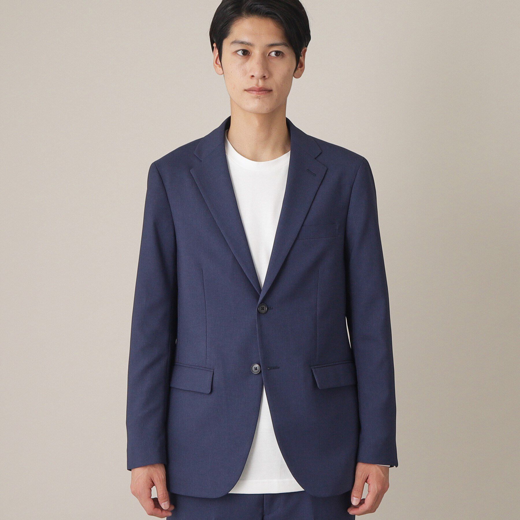 THE SHOP TK「AVANTドライツイルジャケット【セットアップ可/ビジネス対応/洗える/ストレッチ素材/シワになりに」|テーラードジャケット|