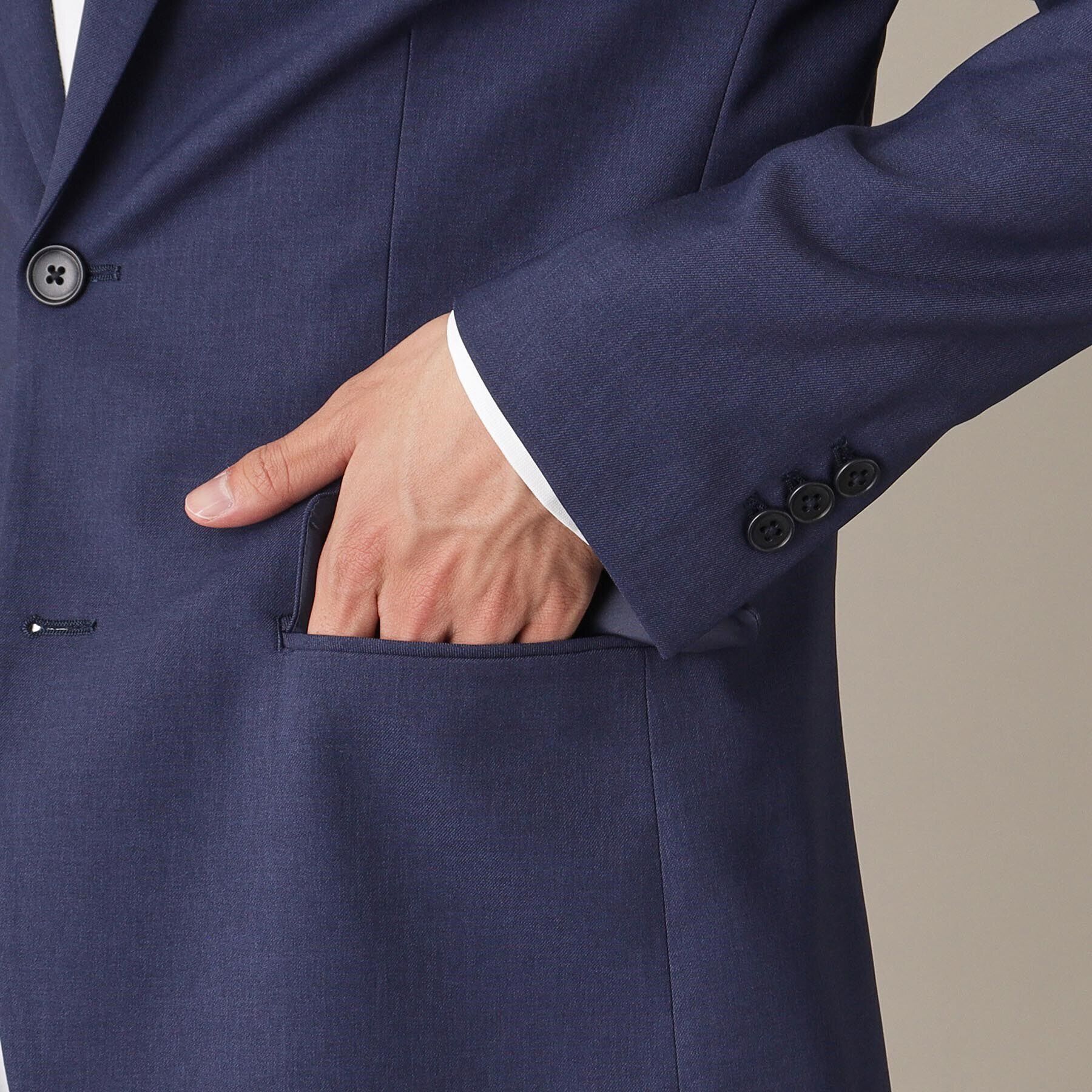 THE SHOP TK「AVANTドライツイルジャケット【セットアップ可/ビジネス対応/洗える/ストレッチ素材/シワになりに」|テーラードジャケット|