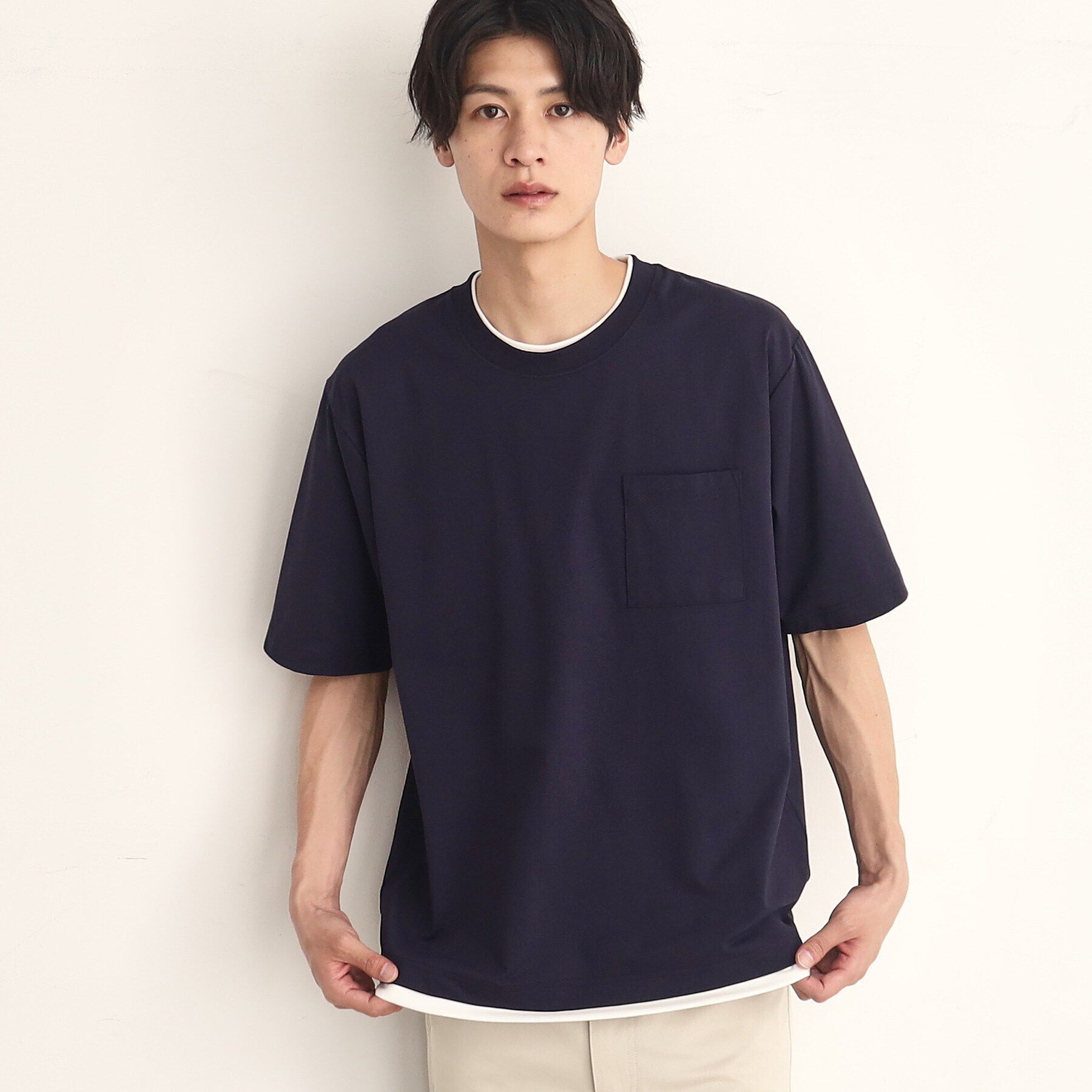 THE SHOP TK「【接触冷感／吸水速乾／UVカット／防シワ 】LIGHT PERFECTEE／ライトパーフェクティー」|Tシャツ・カットソー|