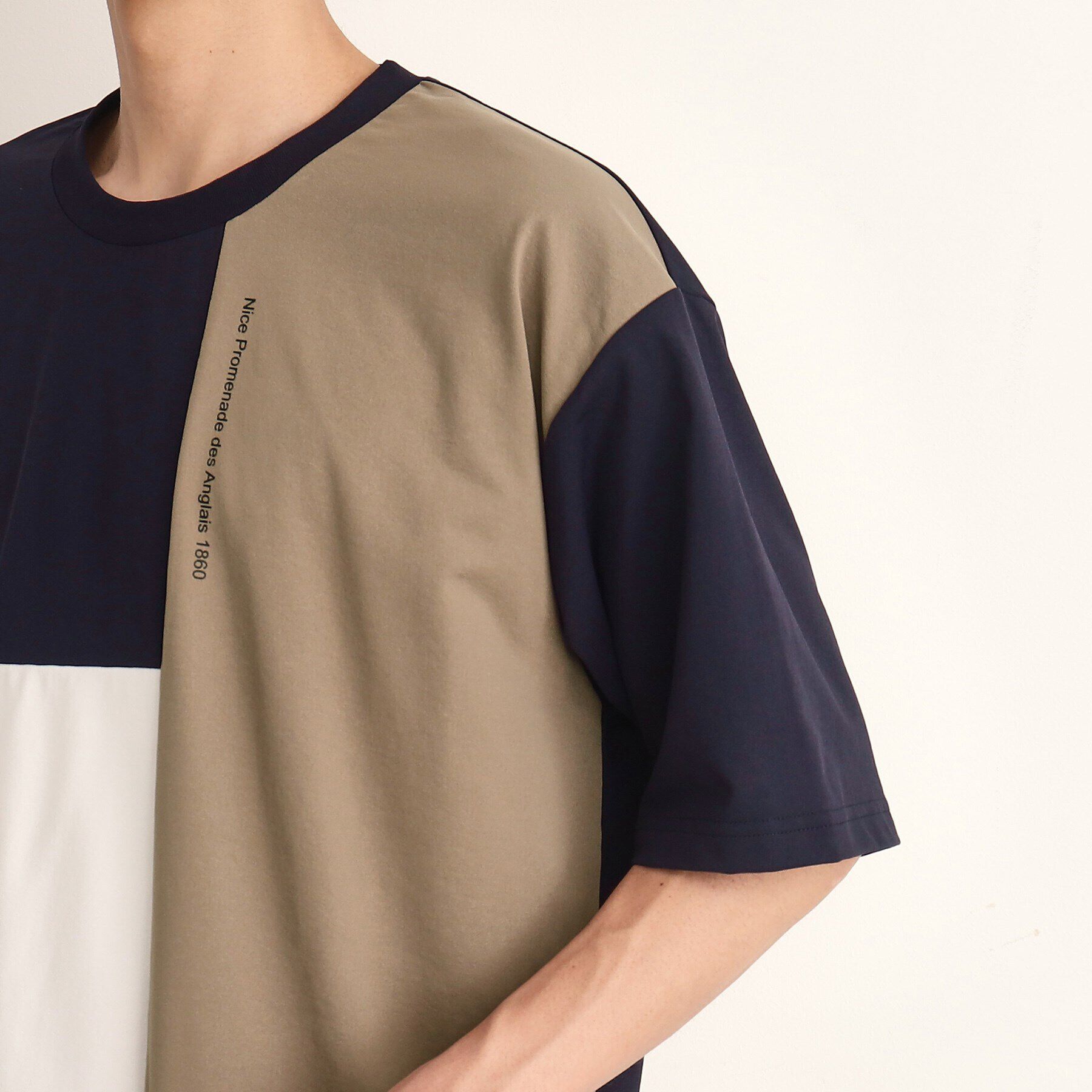 THE SHOP TK「【接触冷感／吸水速乾／UVカット／防シワ／マシンウォッシャブル】ライトパーフェクブロッキングTシャツ」|Tシャツ・カットソー|