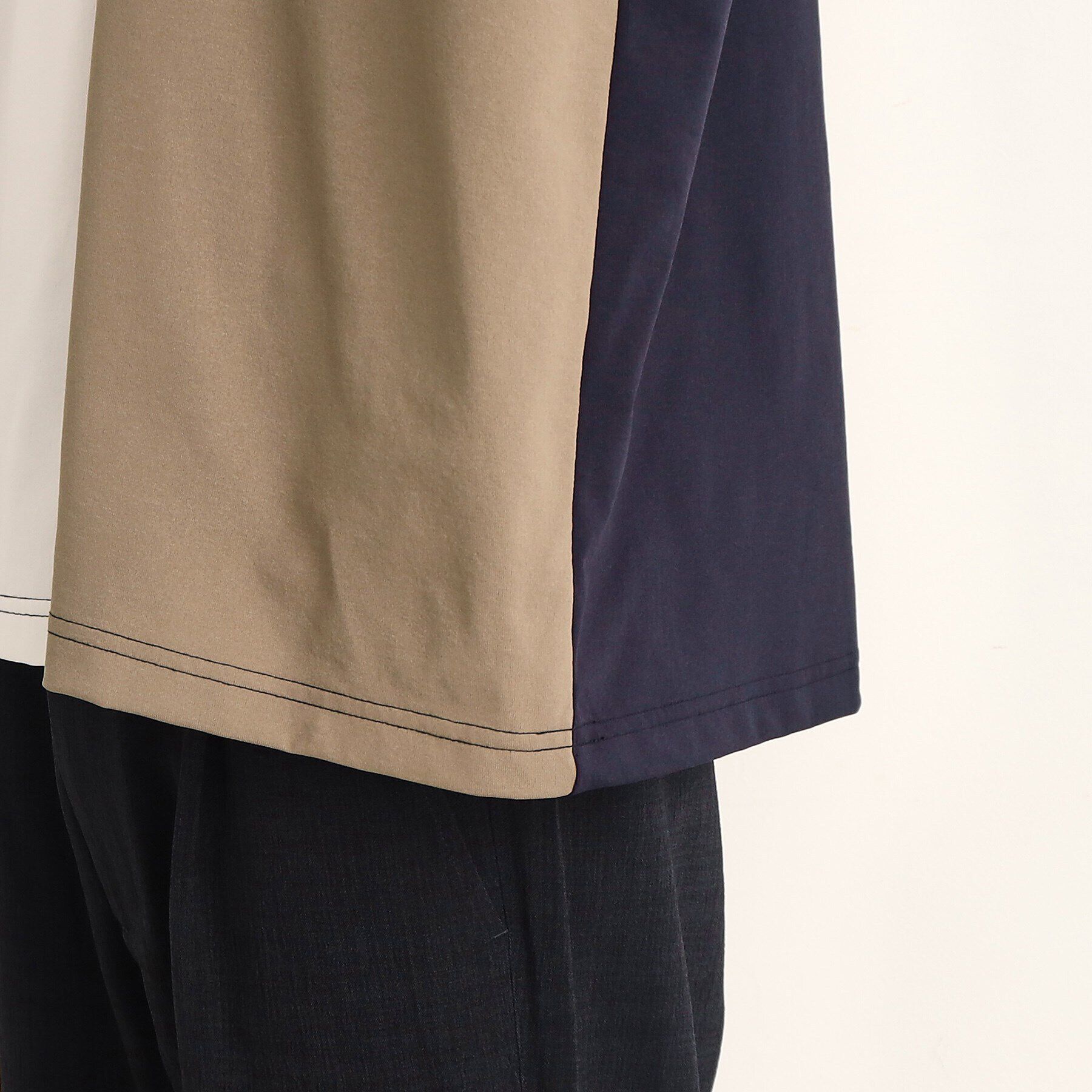 THE SHOP TK「【接触冷感／吸水速乾／UVカット／防シワ／マシンウォッシャブル】ライトパーフェクブロッキングTシャツ」|Tシャツ・カットソー|