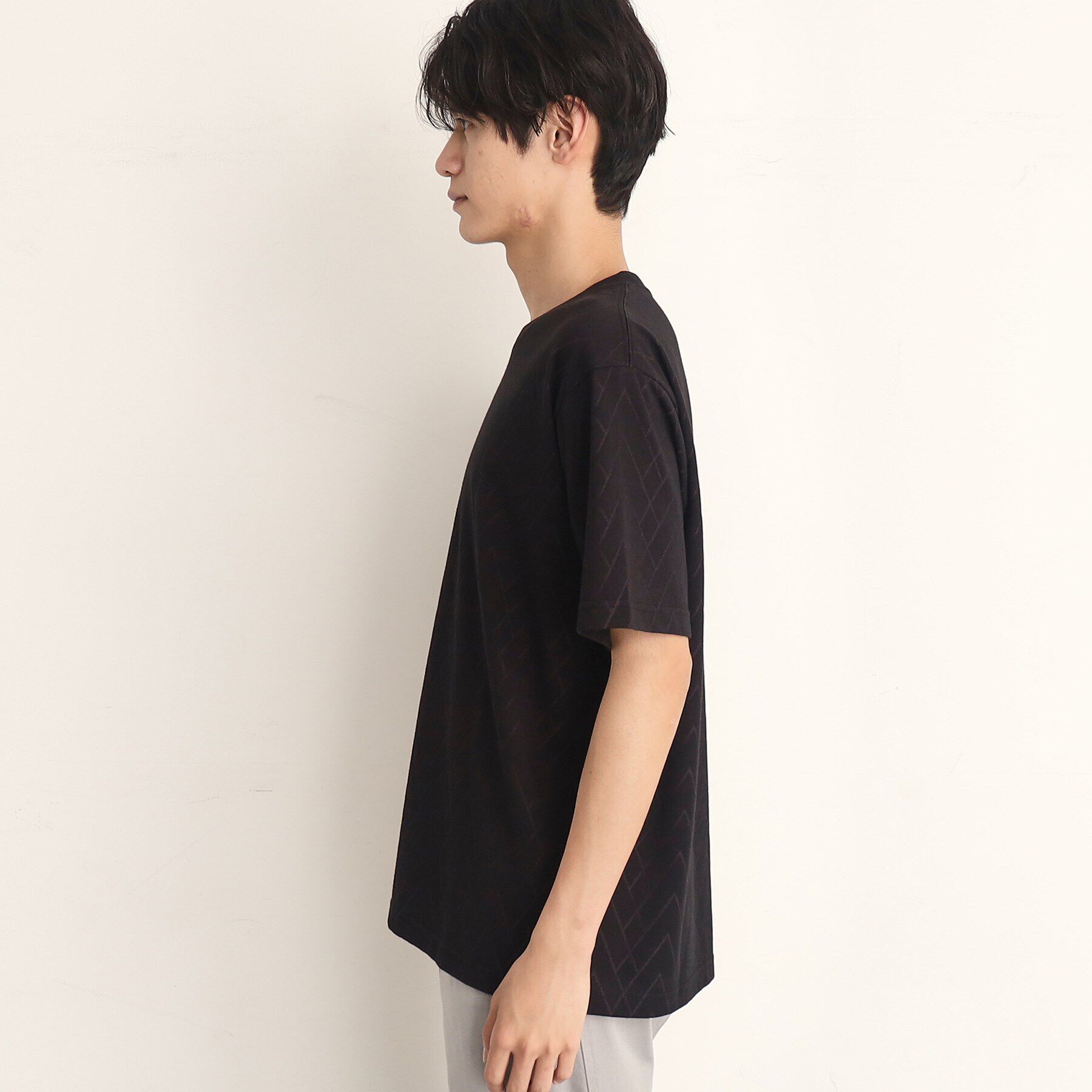 THE SHOP TK「ジオメトリックリンクス半袖Tシャツ」|Tシャツ・カットソー|