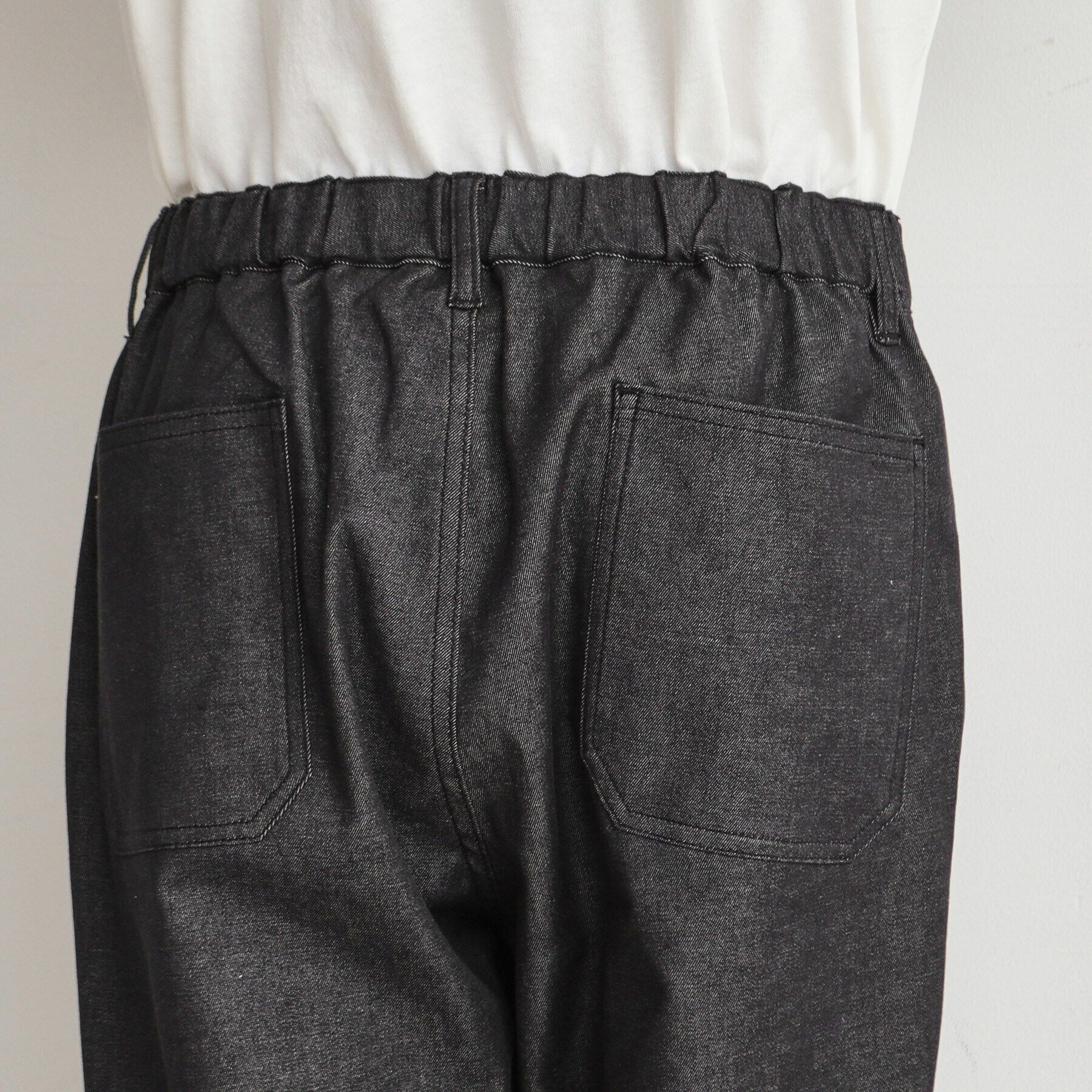 THE SHOP TK「エバーデニムワイドパンツ　セットアップ可／色落ちしにくい」|デニム|