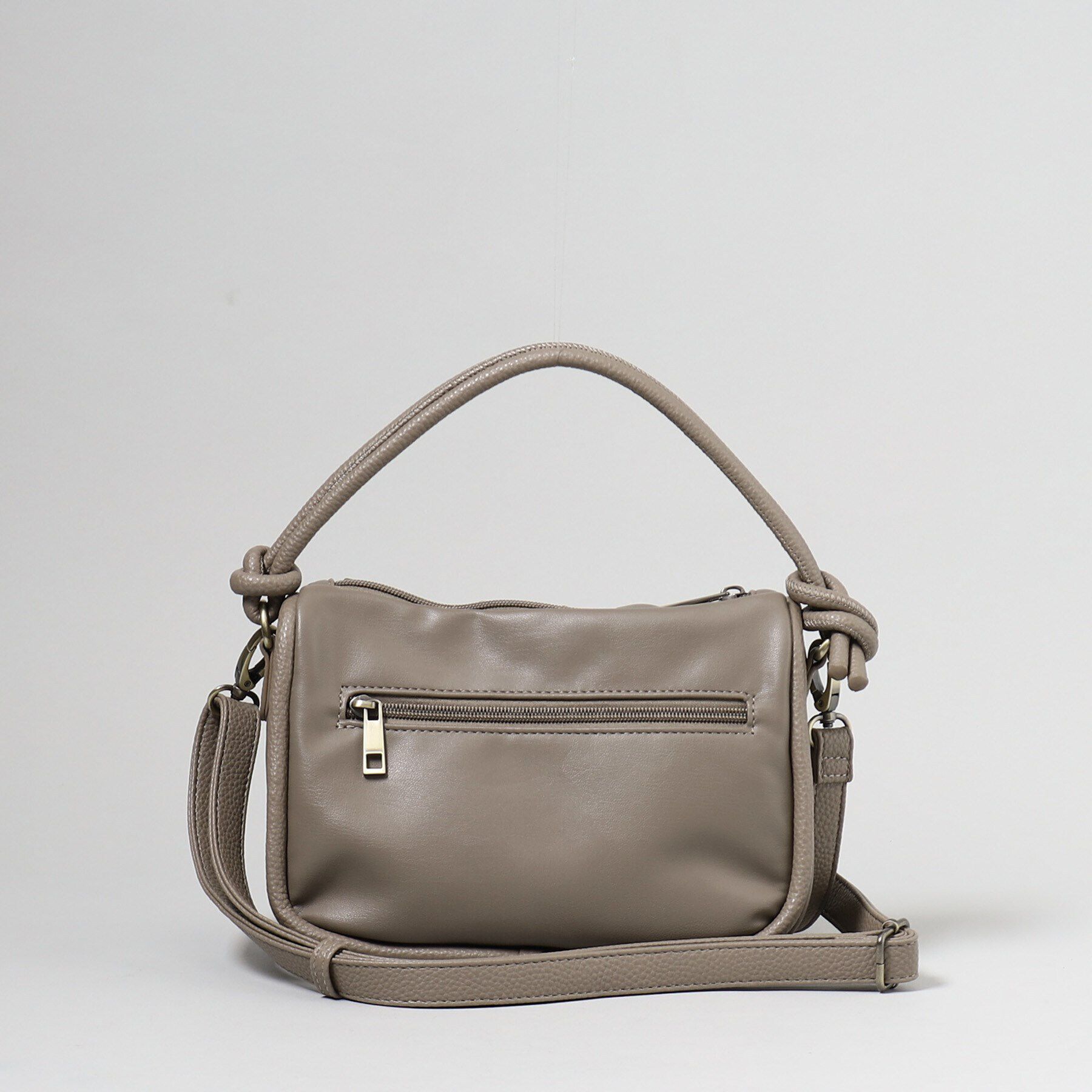 THE SHOP TK「【＠BAILA掲載】ギャザープレートFレザーBAG」|ハンドバッグ|