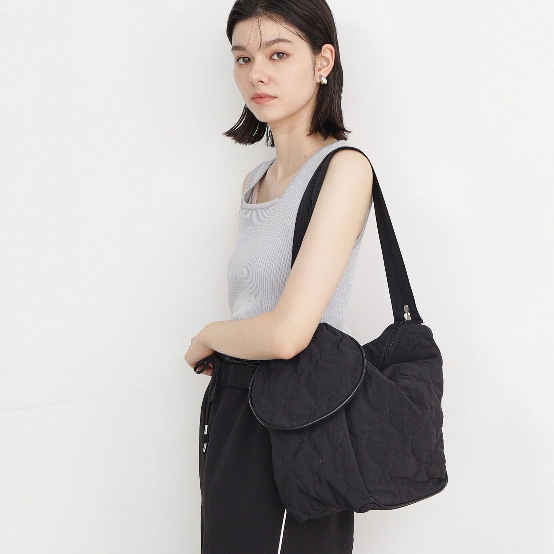 THE SHOP TK「【2WAY】ナイロンキルトショルダー」|ショルダー・メッセンジャー|