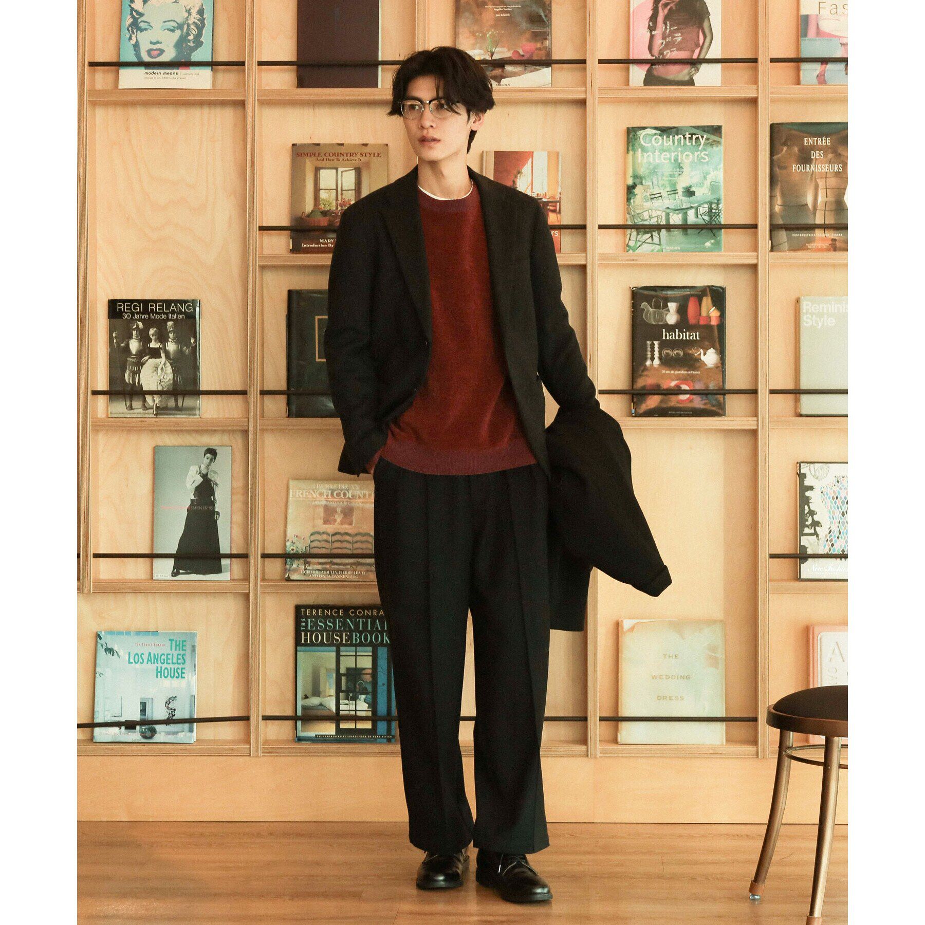 THE SHOP TK「【ハグするニット】モールニットクルーネック　親子リンク/ユニセックス」|ニット・セーター|