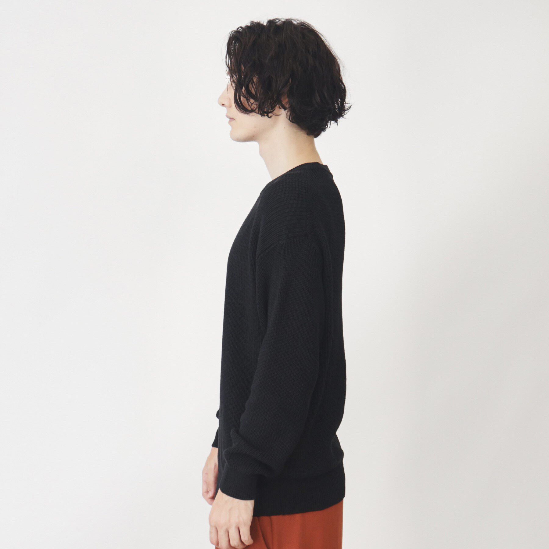 THE SHOP TK「畦編みニットプルオーバー リラックスシルエット」|ニット・セーター|