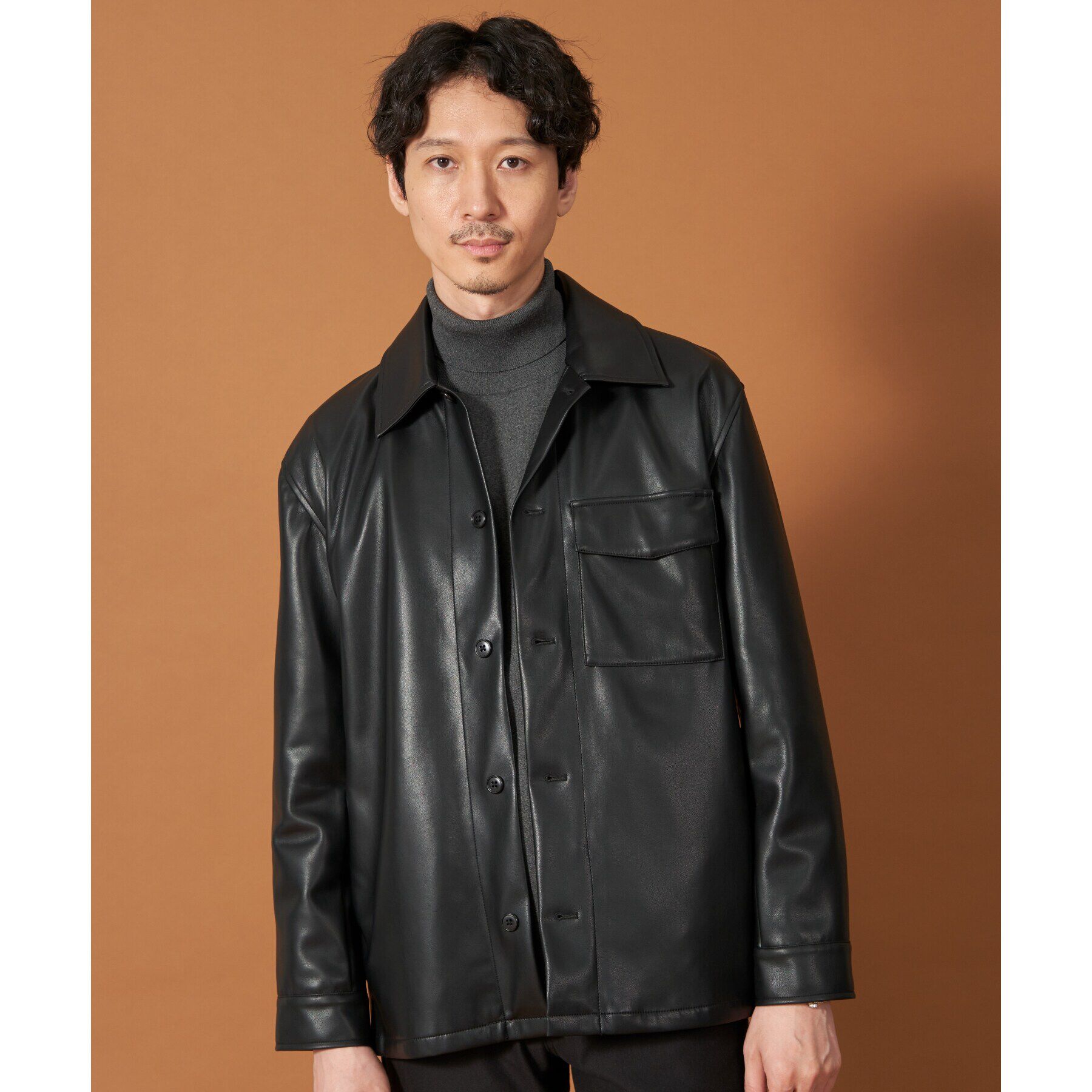 THE SHOP TK「ヴィンテージライクCPOシャツ」|ブルゾン・スタジャン|