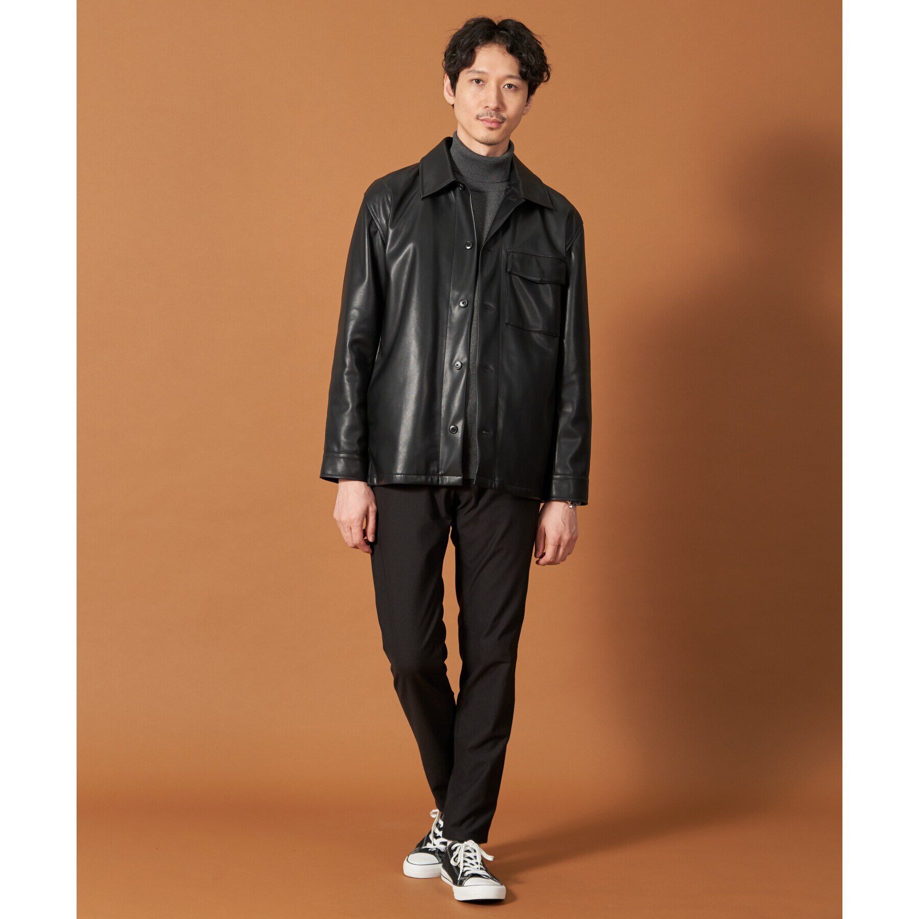 THE SHOP TK「ヴィンテージライクCPOシャツ」|ブルゾン・スタジャン|