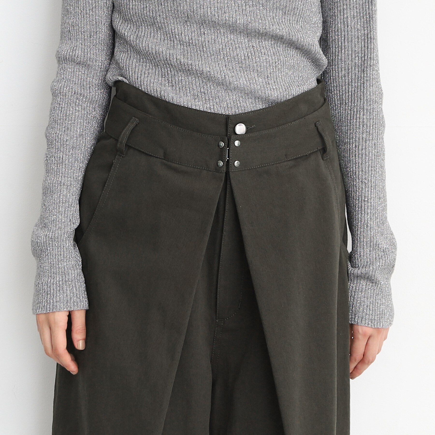 THE SHOP TK「【ヒルナンデス！で紹介】チノタックワイドパンツ /洗える」|その他|