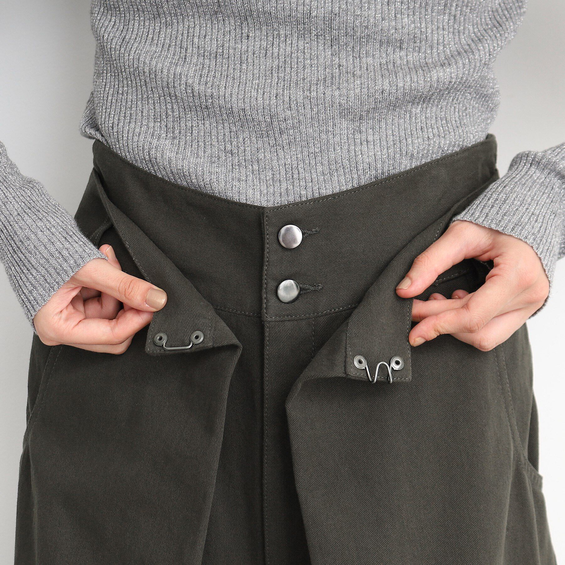 THE SHOP TK「【ヒルナンデス！で紹介】チノタックワイドパンツ /洗える」|その他|