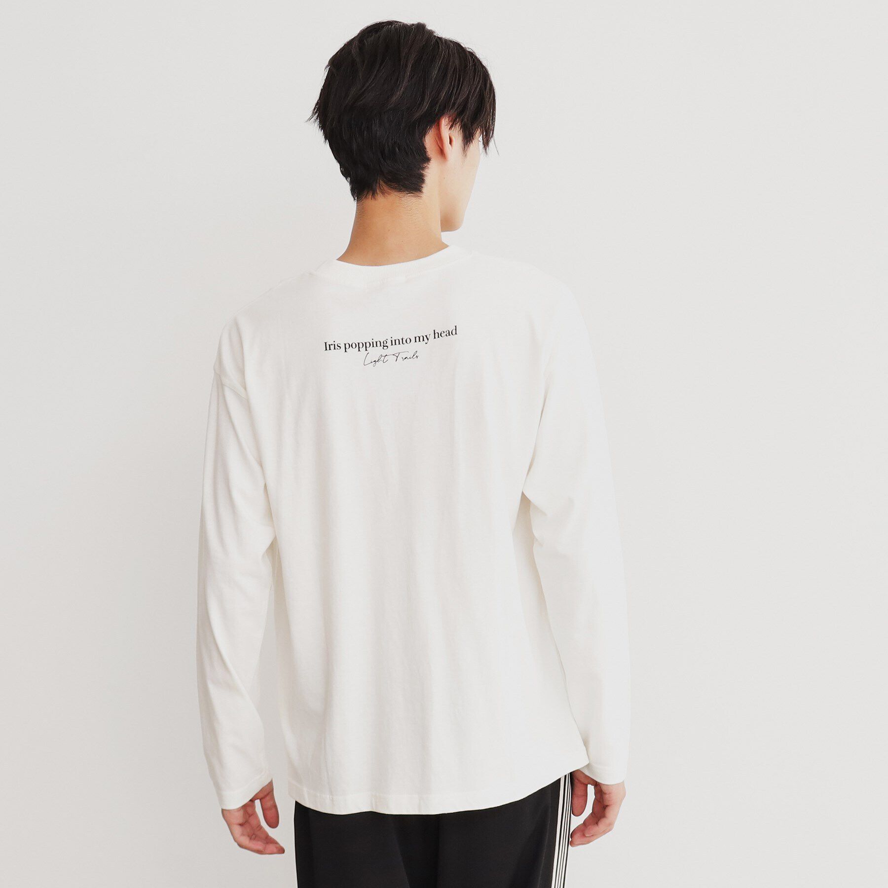 THE SHOP TK「オーガビッツグラフィックプリント長袖Tシャツ 親子リンク/コットン100％/マシンウォッシャブル」|Tシャツ・カットソー|