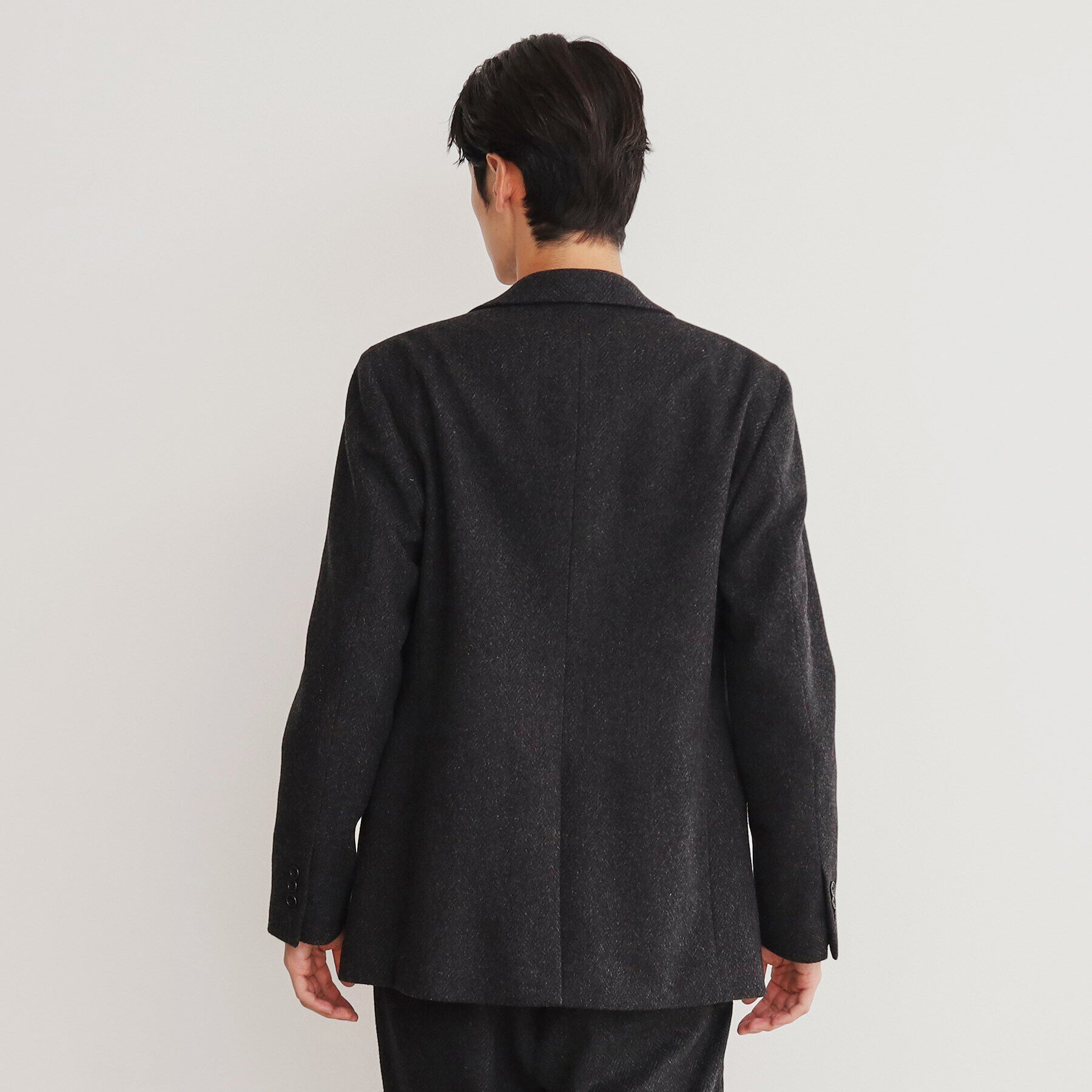 THE SHOP TK「アンゴラ混ヘリンボンジャケット【セットアップ可/ビジネス対応】」|テーラードジャケット|