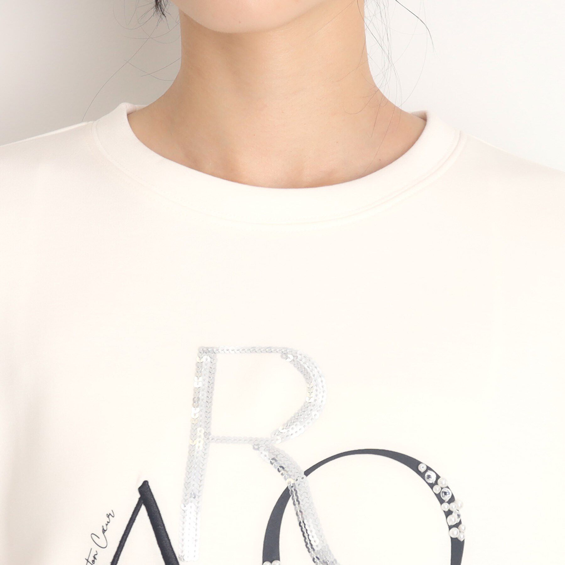 THE SHOP TK「【大人カジュアルが叶う】アートロゴプルオーバー/洗える」|Tシャツ・カットソー|