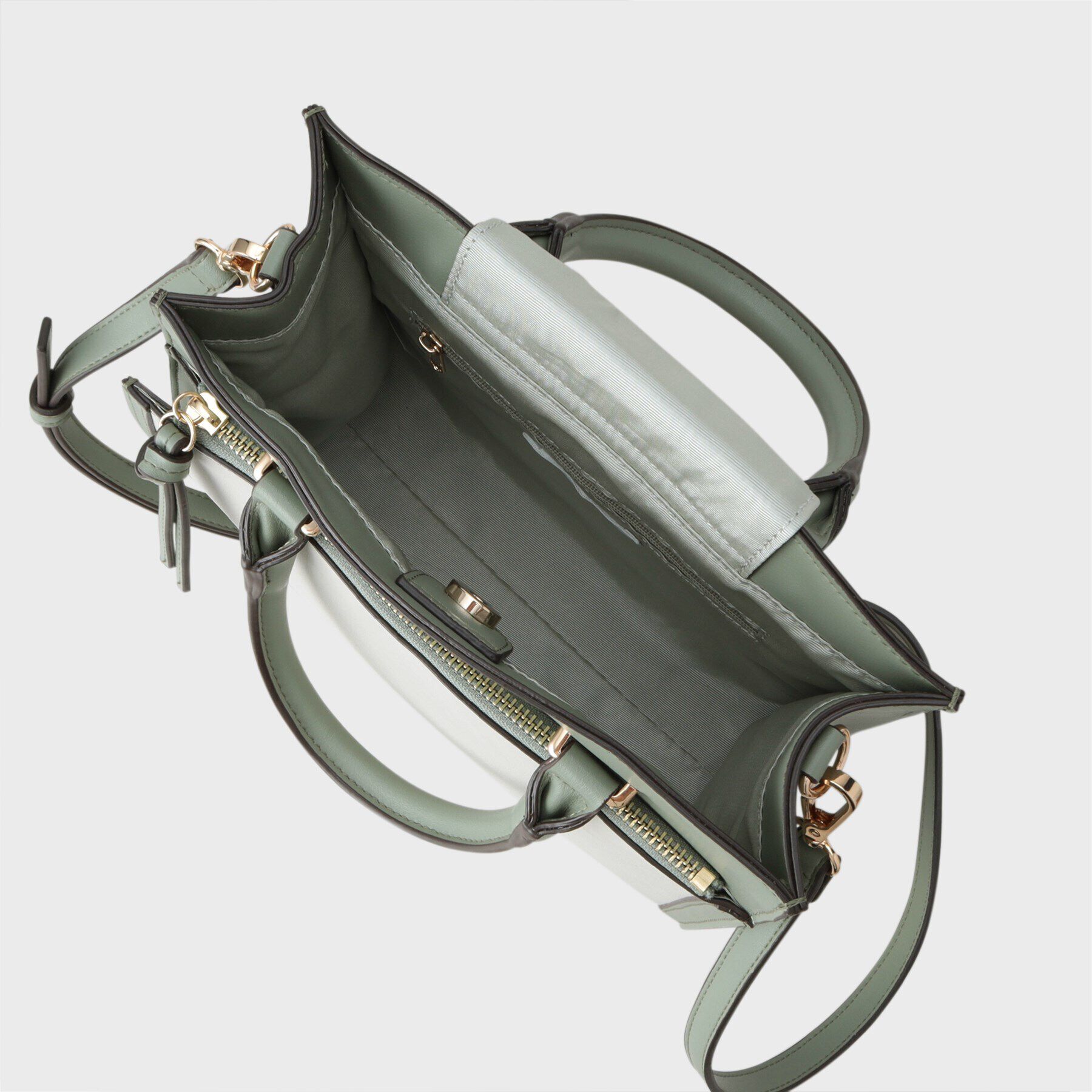 THE SHOP TK「合皮スエードコンビバッグ」|トートバッグ|