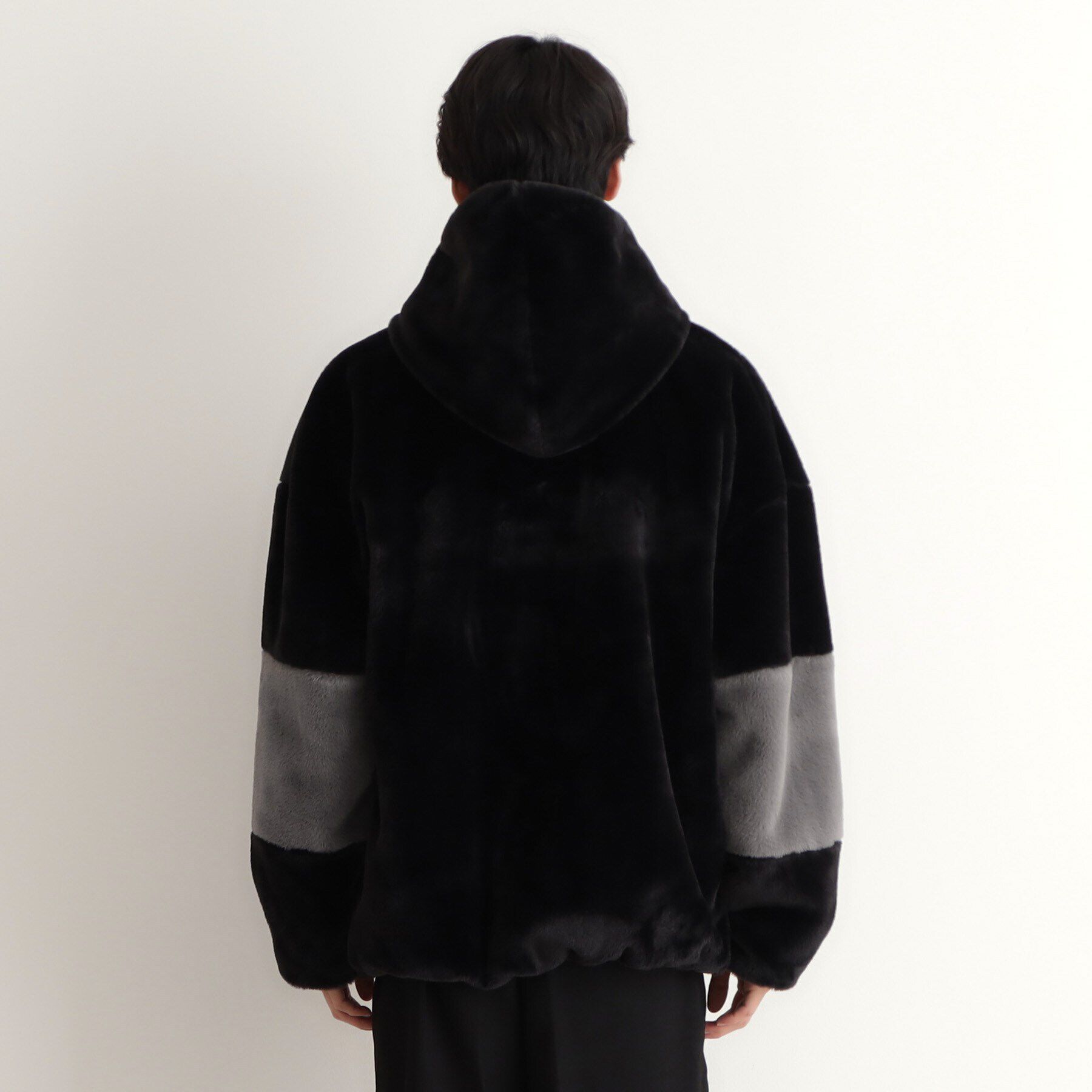 THE SHOP TK「フードフェイクファーブルゾン ユニセックス」|ブルゾン・スタジャン|