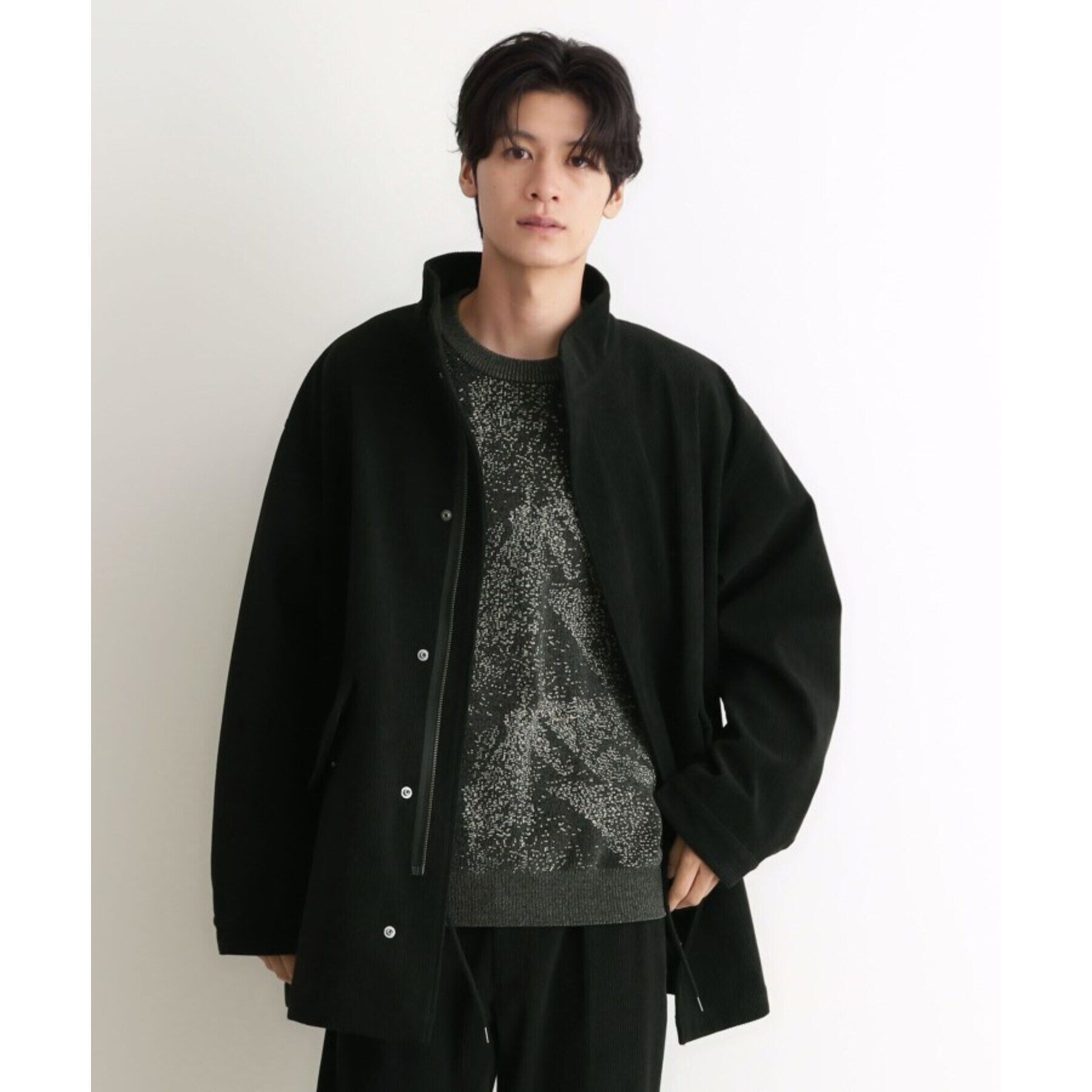 THE SHOP TK「TECUNE／テクウネ コーデュロイスタンドモッズコート【セットアップ可】」|ミリタリー・モッズコート|