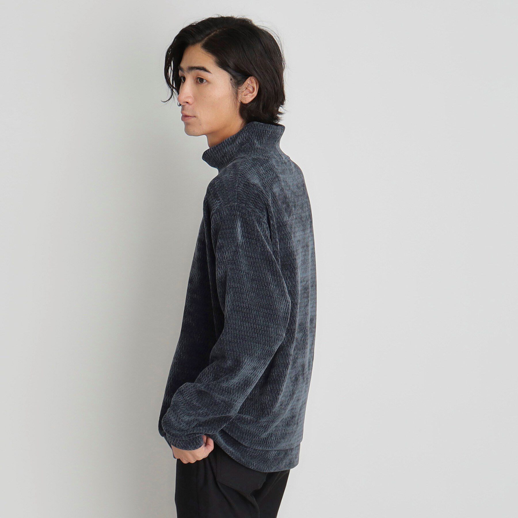 THE SHOP TK「シェニールハイネックプルオーバー」|Tシャツ・カットソー|